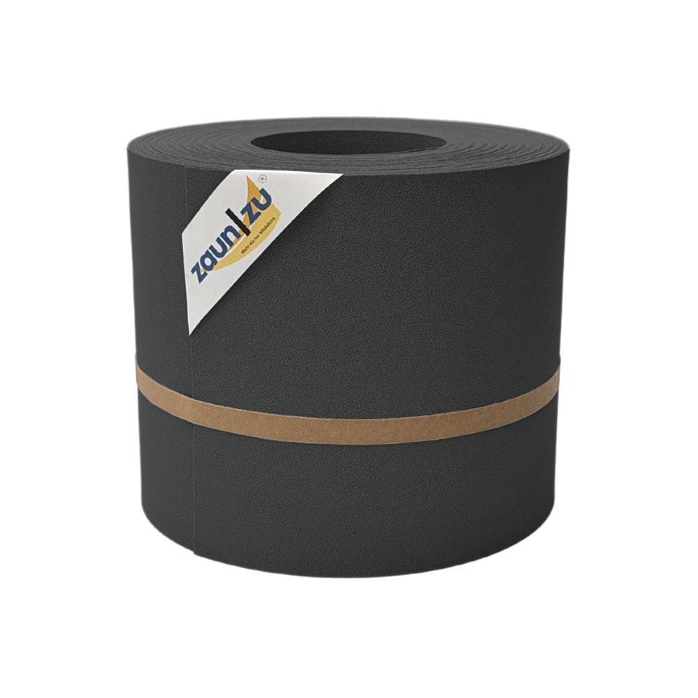 zaun|zu&reg; Sichtschutz Premium f&uuml;r Doppelstabmatten Zaunblende Anthrazit, 26m 