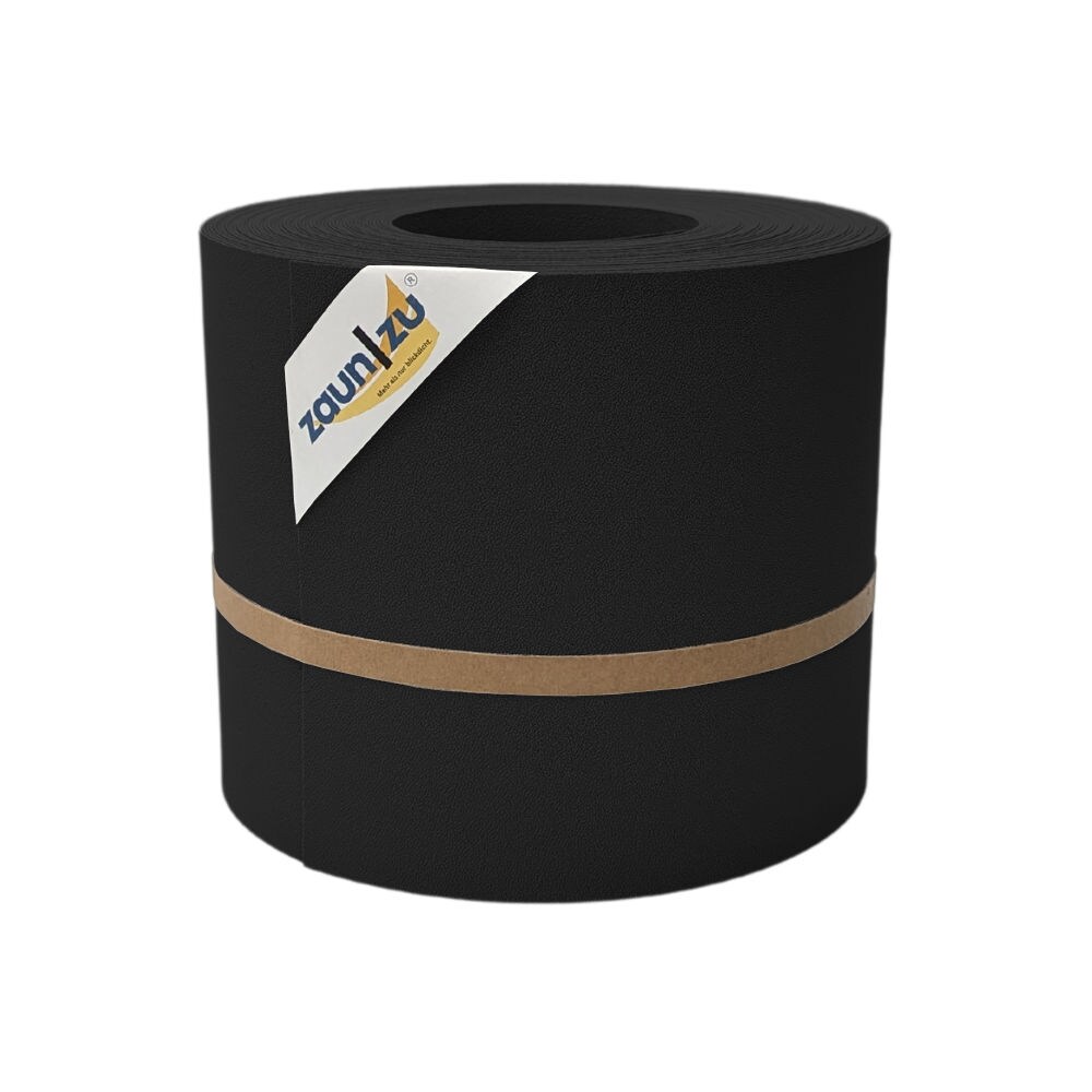 zaun|zu&reg; Sichtschutzstreifen Premium f&uuml;r Doppelstabmatten Zaunblende Schwarz, 26m 
