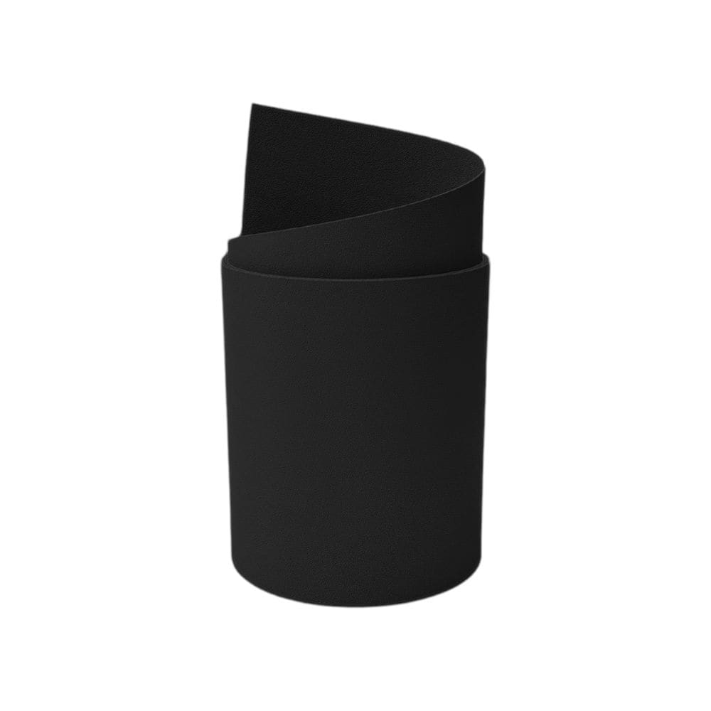 zaun|zu&reg; Sichtschutz Premium Einzelstreifen genarbte Lederstruktur Schwarz 2,55m 