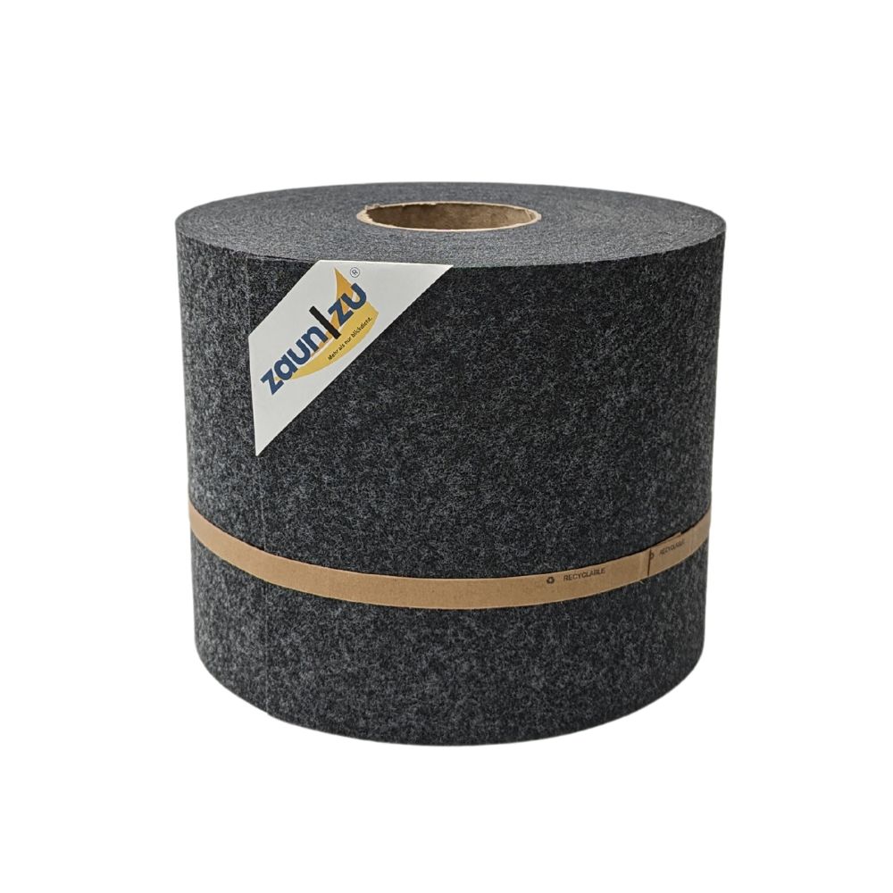 zaun|zu&reg; Sichtschutzstreifen Design Vlies f&uuml;r Doppelstabmatten Anthrazit 26m 