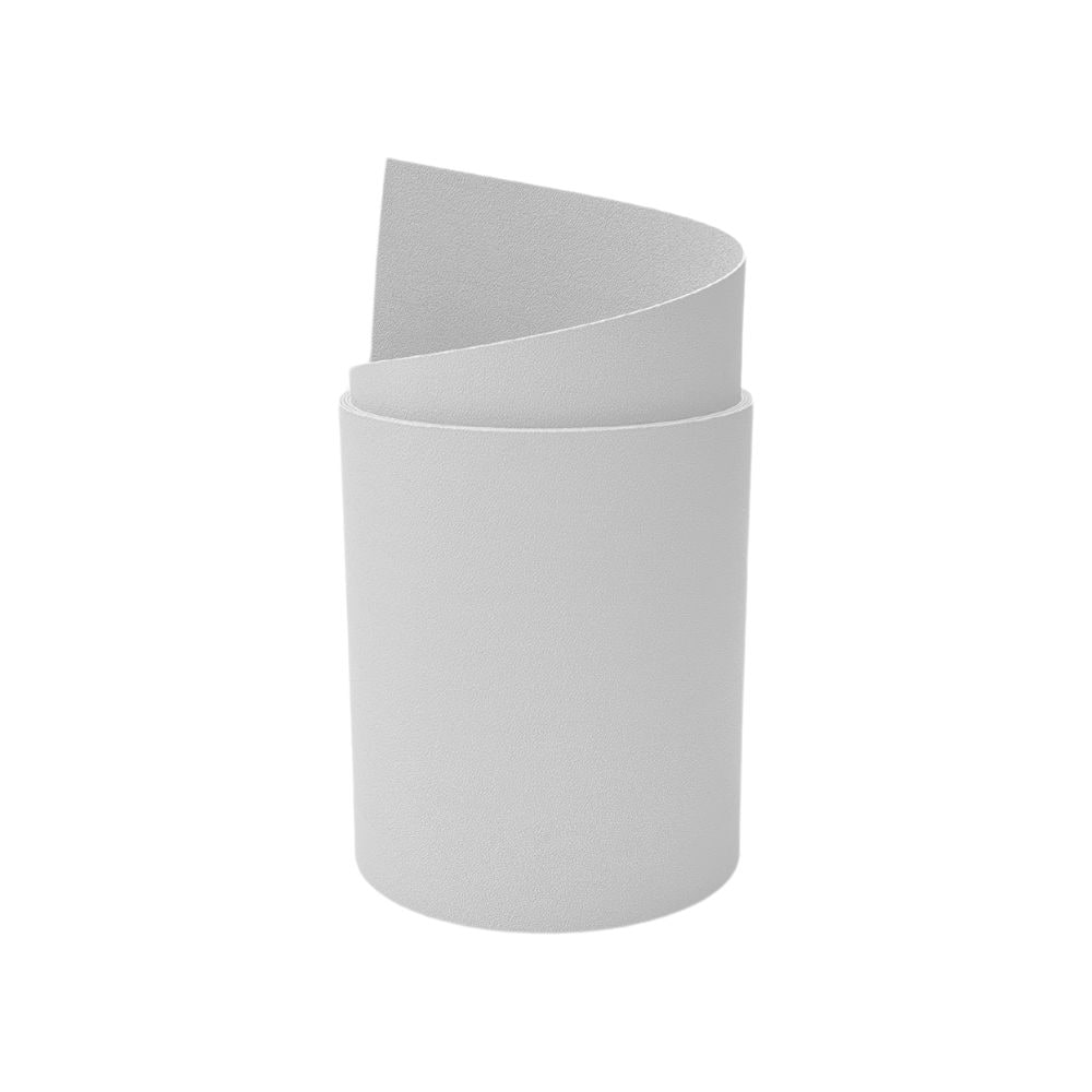 zaun|zu&reg; Sichtschutz Premium Einzelstreifen genarbte Lederstruktur Wei&szlig; 2,55m 