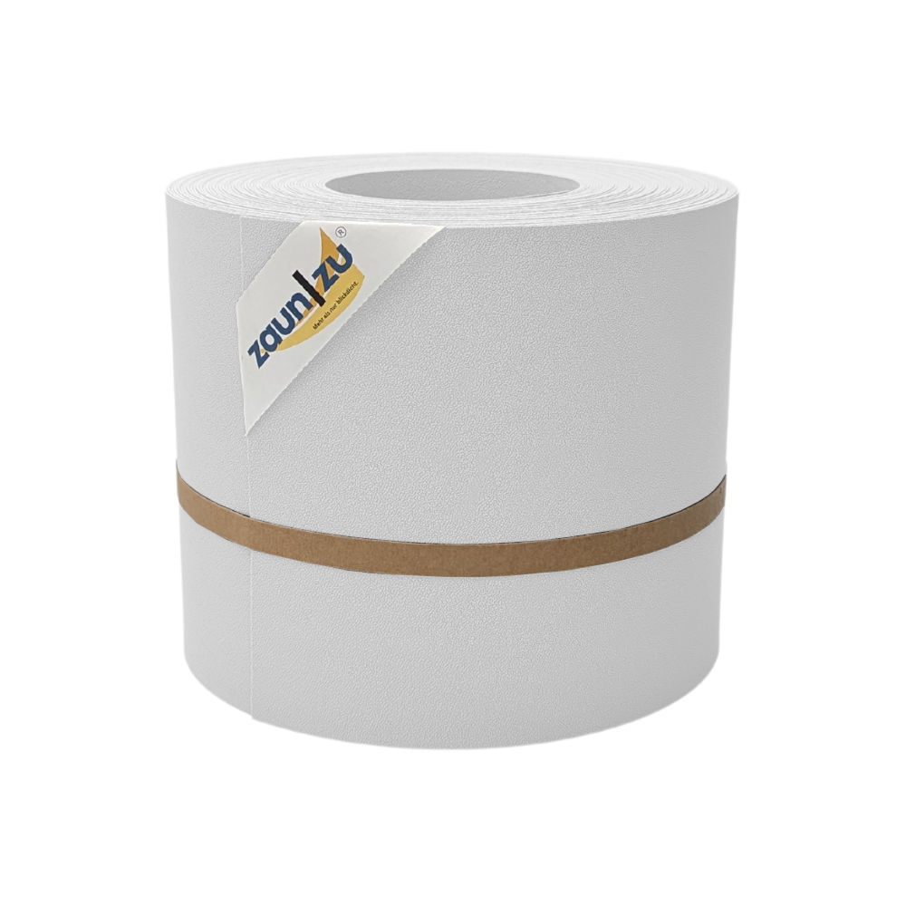 zaun|zu&reg; Sichtschutz Premium f&uuml;r Doppelstabmatten Zaunblende Wei&szlig;, 26m 