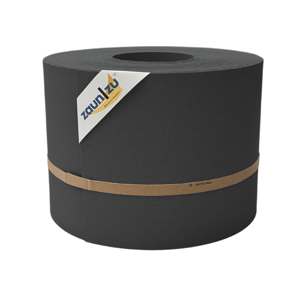 zaun|zu&reg; Sichtschutz PP f&uuml;r Doppelstabmatten Zaunblende Anthrazit, 35m 