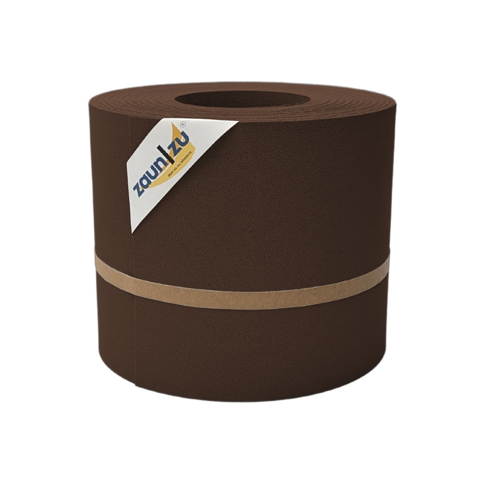 zaun|zu&reg; Sichtschutzstreifen Premium f&uuml;r Doppelstabmatten Zaunblende Braun, 26m 