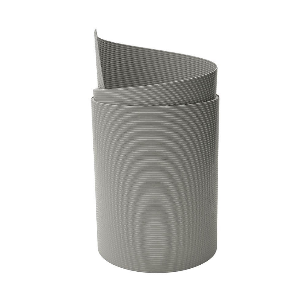 zaun|zu&reg; Sichtschutzstreifen Rille Maxi Einzelstreifen Sichtschutz 24cm hoch Steingrau 2,05m - Bild 1