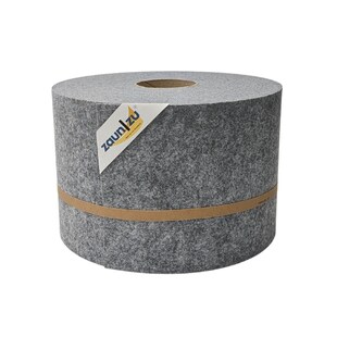 zaun|zu® Sichtschutz Design Vlies für Doppelstabmatten Hellgrau 35m 