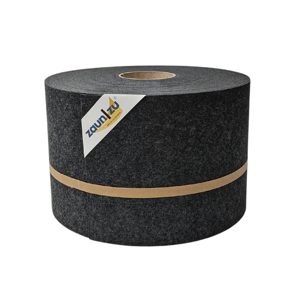 zaun|zu&reg; Sichtschutz Design Vlies f&uuml;r Doppelstabmatten Schwarzgrau 35m 