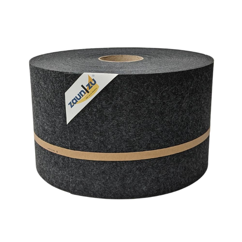 zaun|zu&reg; Sichtschutz Design Vlies f&uuml;r Doppelstabmatten Schwarzgrau 50m 