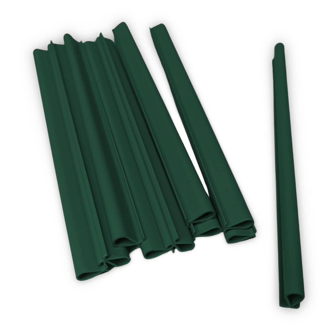 zaun|zu&reg; Schiene Klemmschiene OMEGA-Clip Gr&uuml;n 20er Pack 