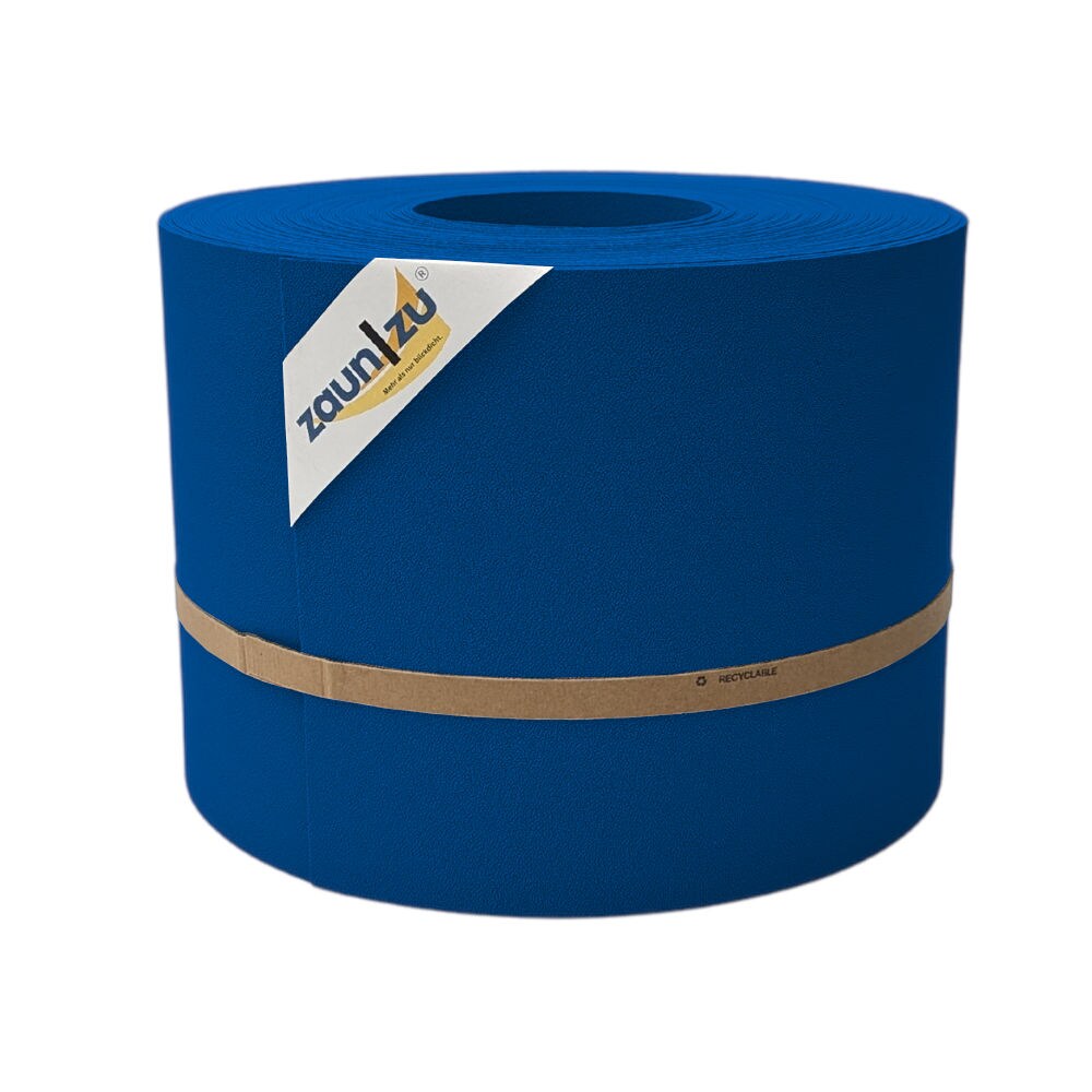 zaun|zu&reg; Sichtschutzstreifen PP f&uuml;r Doppelstabmatten Zaunblende Enzianblau, 35m 