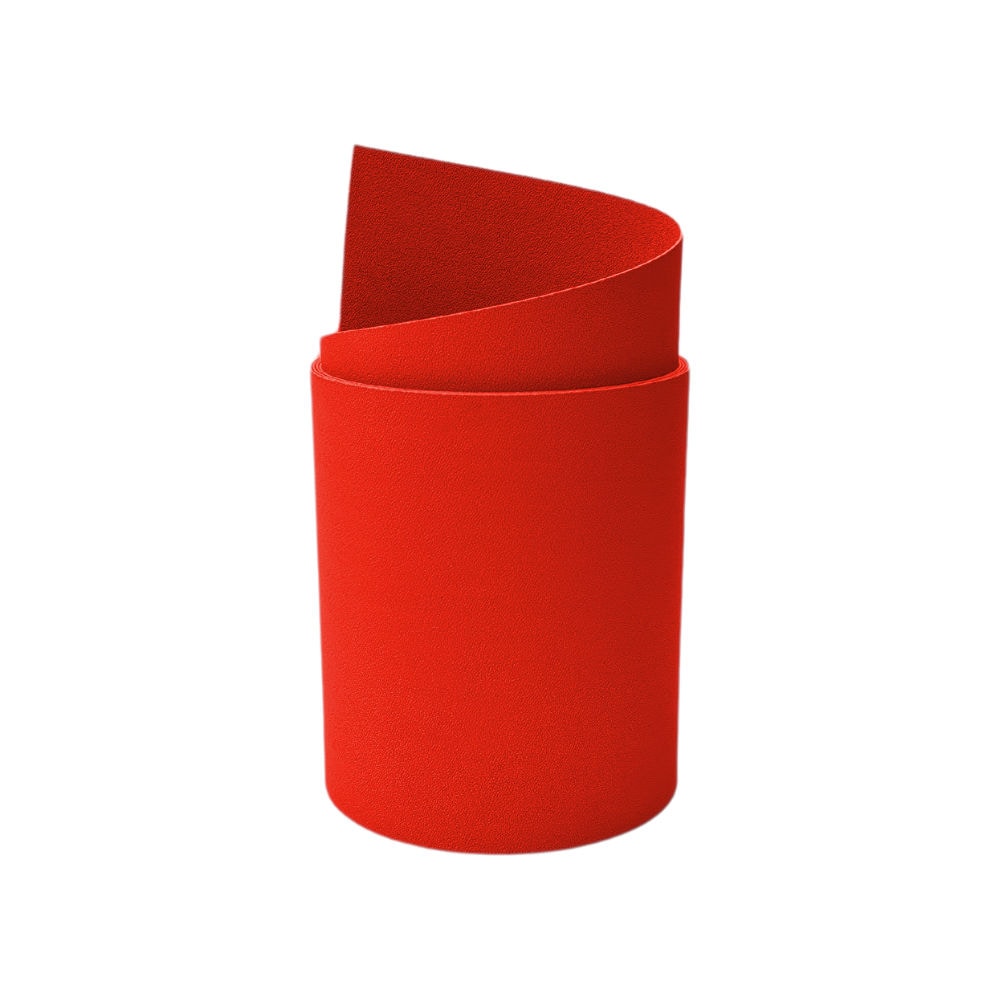 zaun|zu&reg; Sichtschutzstreifen Premium Einzelstreifen genarbte Lederstruktur Rot 2,55m 