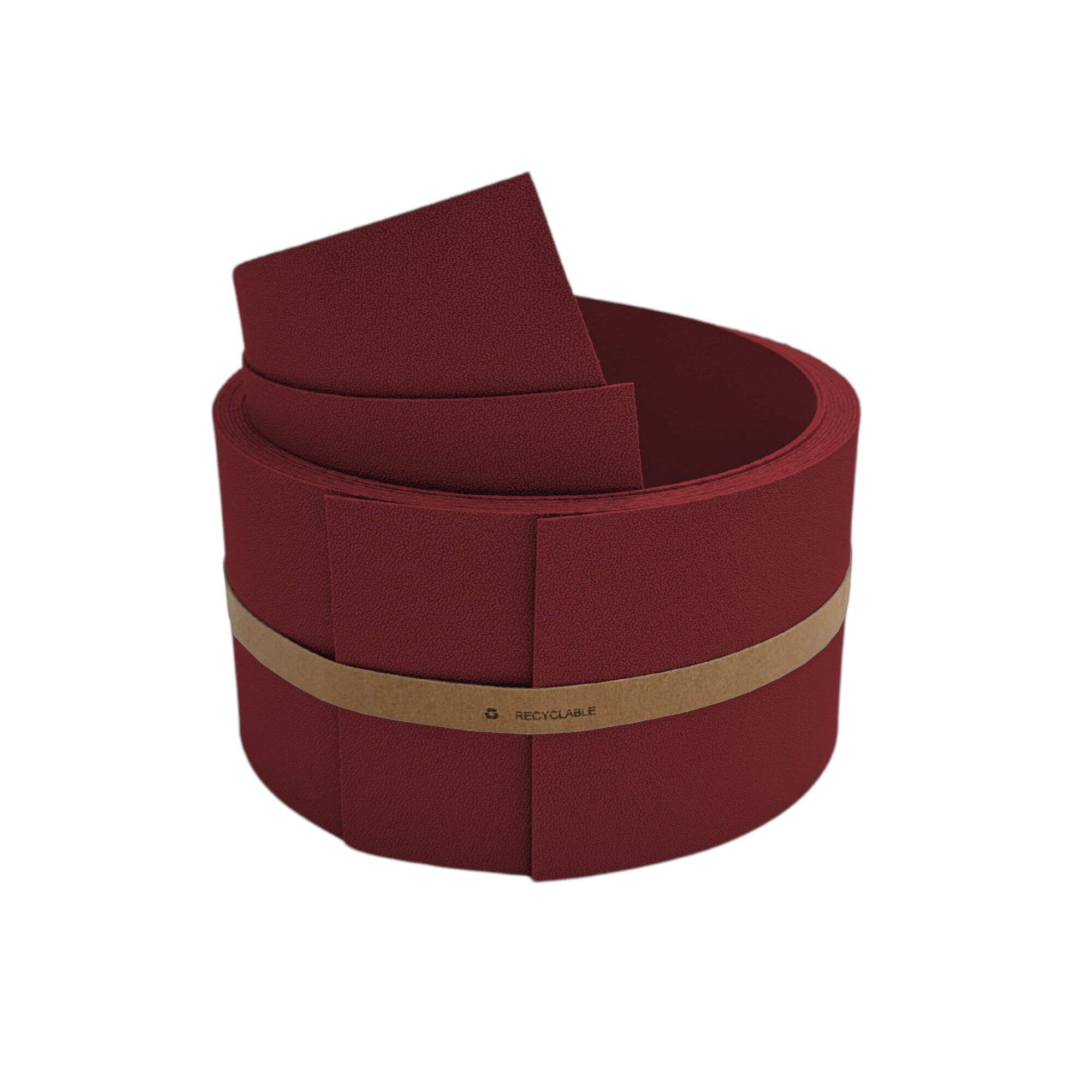 zaun|zu&reg; Sichtschutzstreifen Premium Halbe Set Einzelstreifen Bordeauxrot 2,55m 