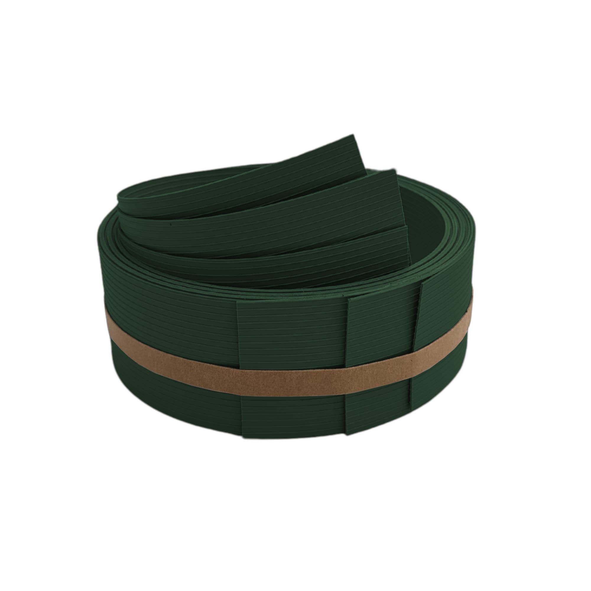 zaun|zu&reg; Sichtschutzstreifen RILLE DRITTEL Set f&uuml;r Doppelstabzaun Tannengr&uuml;n 2,55m 