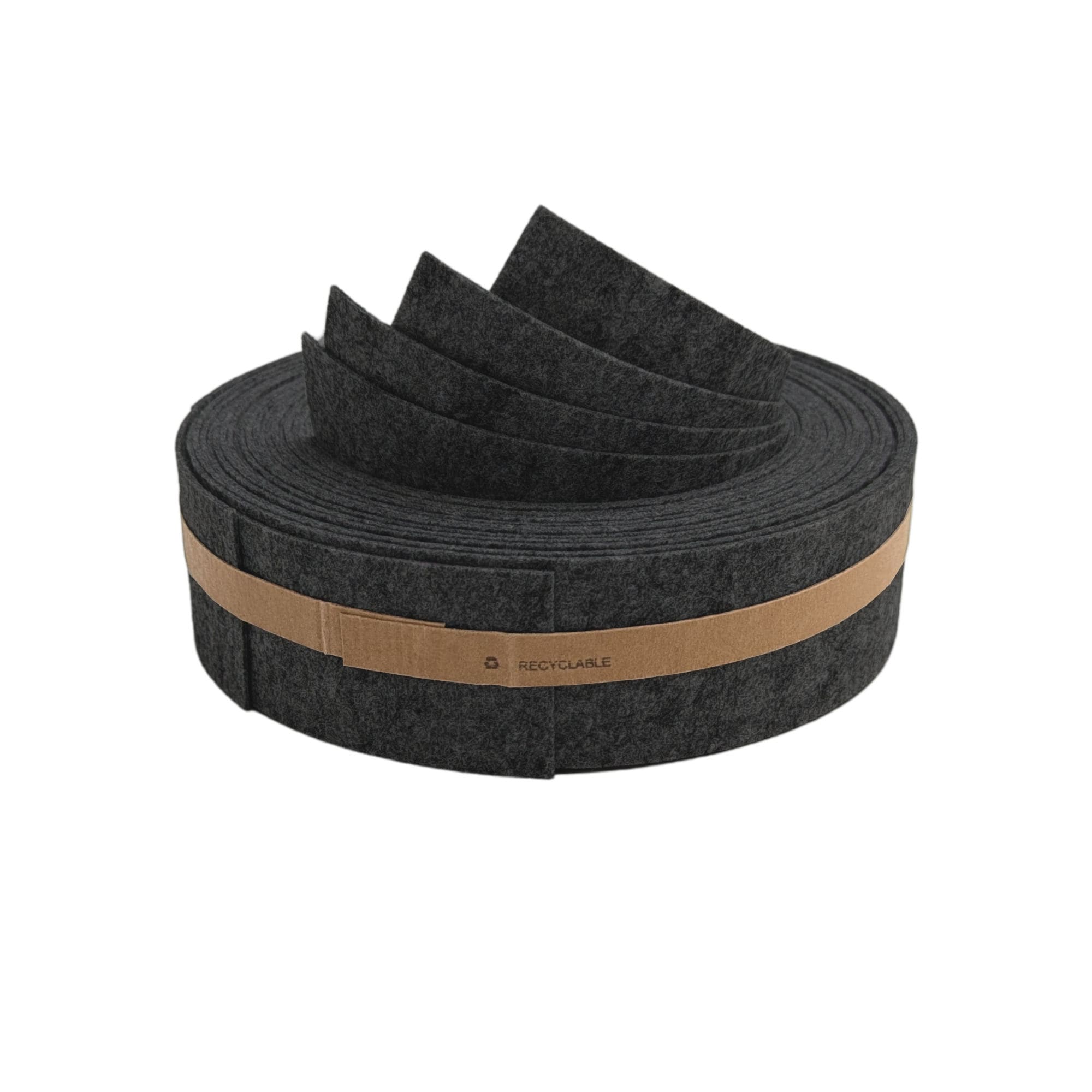 zaun|zu&reg; Sichtschutz 4x zaunzu Design Vlies VIERTEL Anthrazit 2,55m 