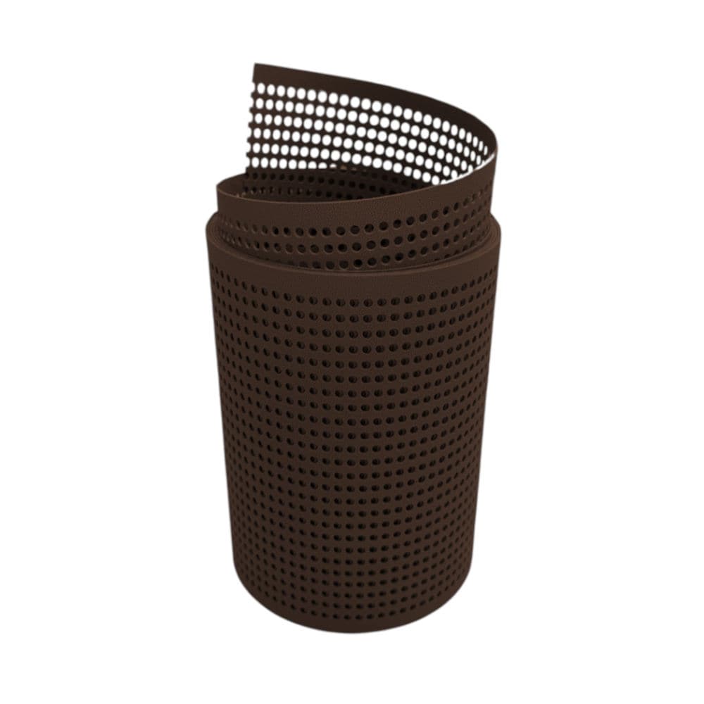 zaun|zu&reg; Sichtschutzstreifen PP Premium Gelocht 30 Prozent Streifen Braun 2,55m 