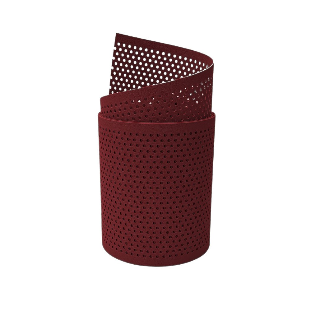 zaun|zu&reg; Sichtschutzstreifen PP Premium Gelocht 20 Prozent Streifen Bordeauxrot 2,55m 