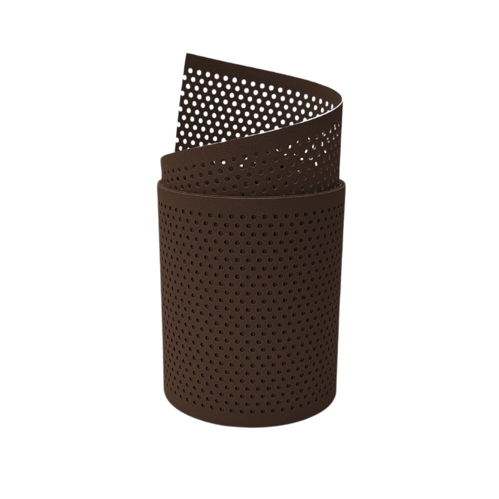 zaun|zu&reg; Sichtschutzstreifen PP Premium Gelocht 20 Prozent Streifen Braun 2,55m 