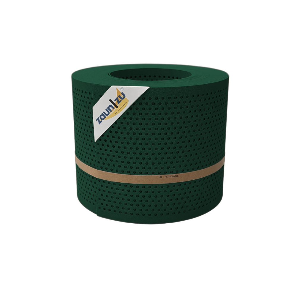 zaun|zu&reg; Sichtschutz PP Premium Gelocht 20 Prozent Streifen Gr&uuml;n 26m 