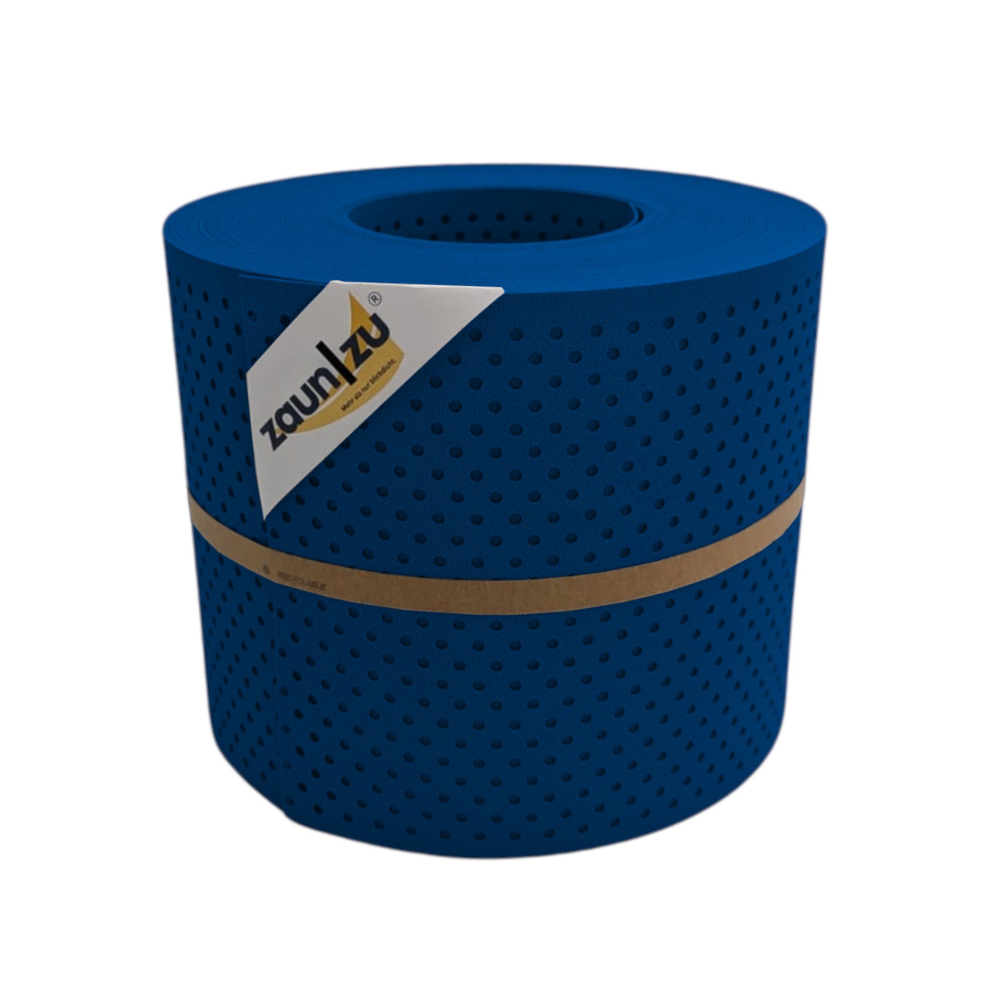 zaun|zu&reg; Sichtschutz PP Premium Gelocht 15 Prozent Streifen Enzianblau 26m 