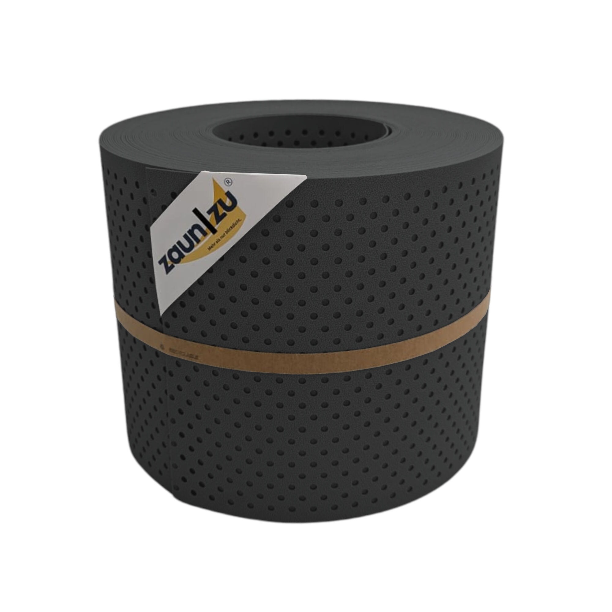 zaun|zu&reg; Sichtschutzstreifen PP Premium Gelocht 15 Prozent Streifen Anthrazit 26m 