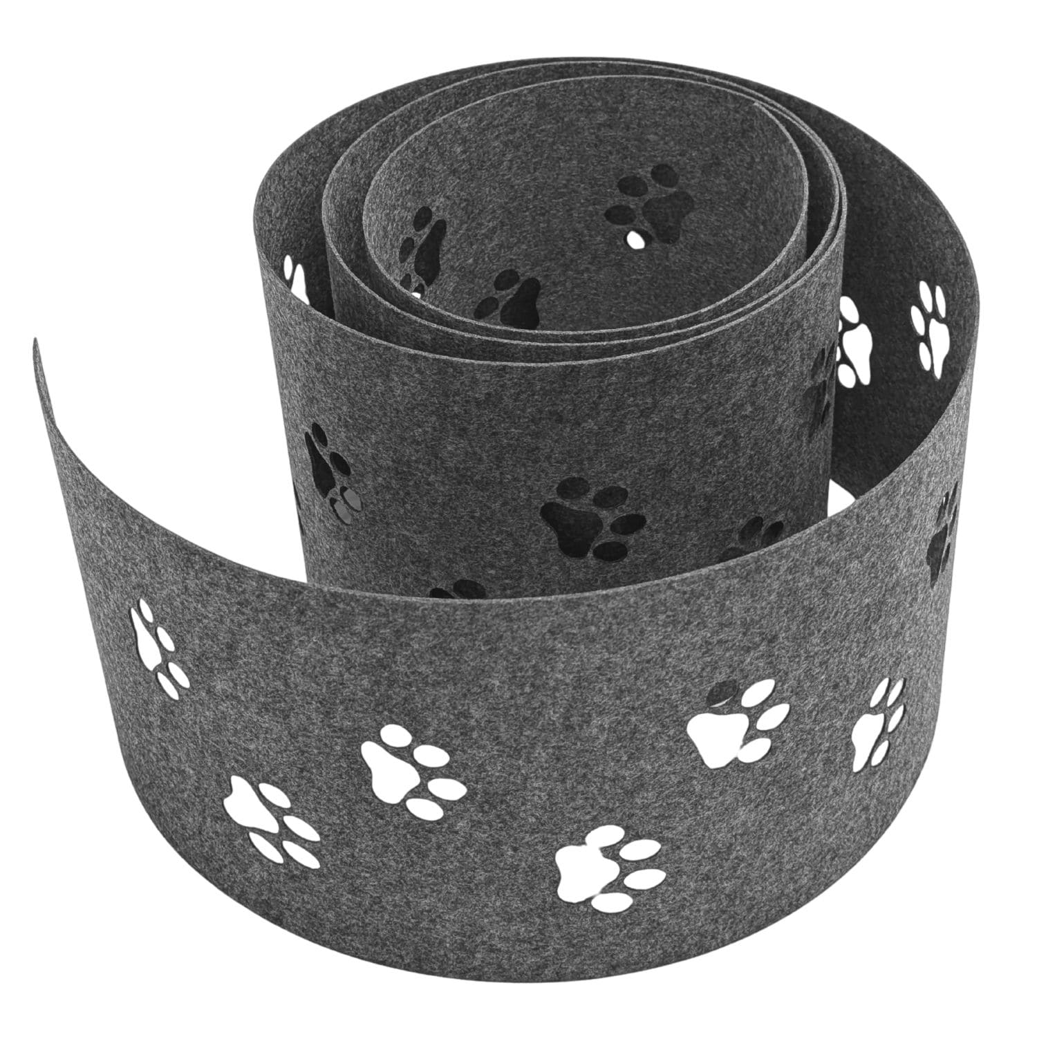 zaun|zu&reg; Sichtschutz Design Vlies Dekor Tapsi Einzelstreifen Hellgrau 2,55m 