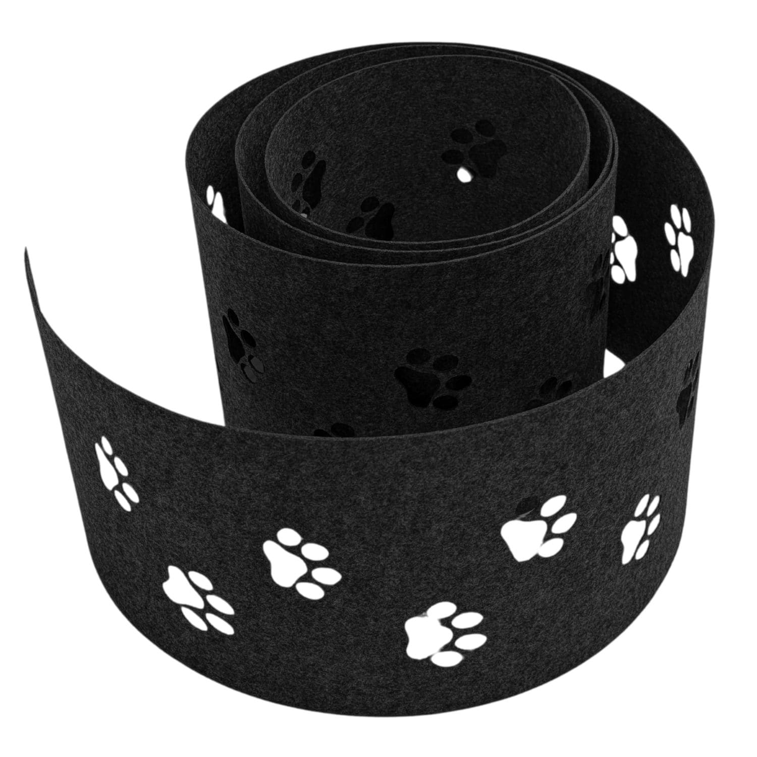 zaun|zu&reg; Sichtschutz Design Vlies Dekor Tapsi Einzelstreifen Schwarzgrau 2,55m 