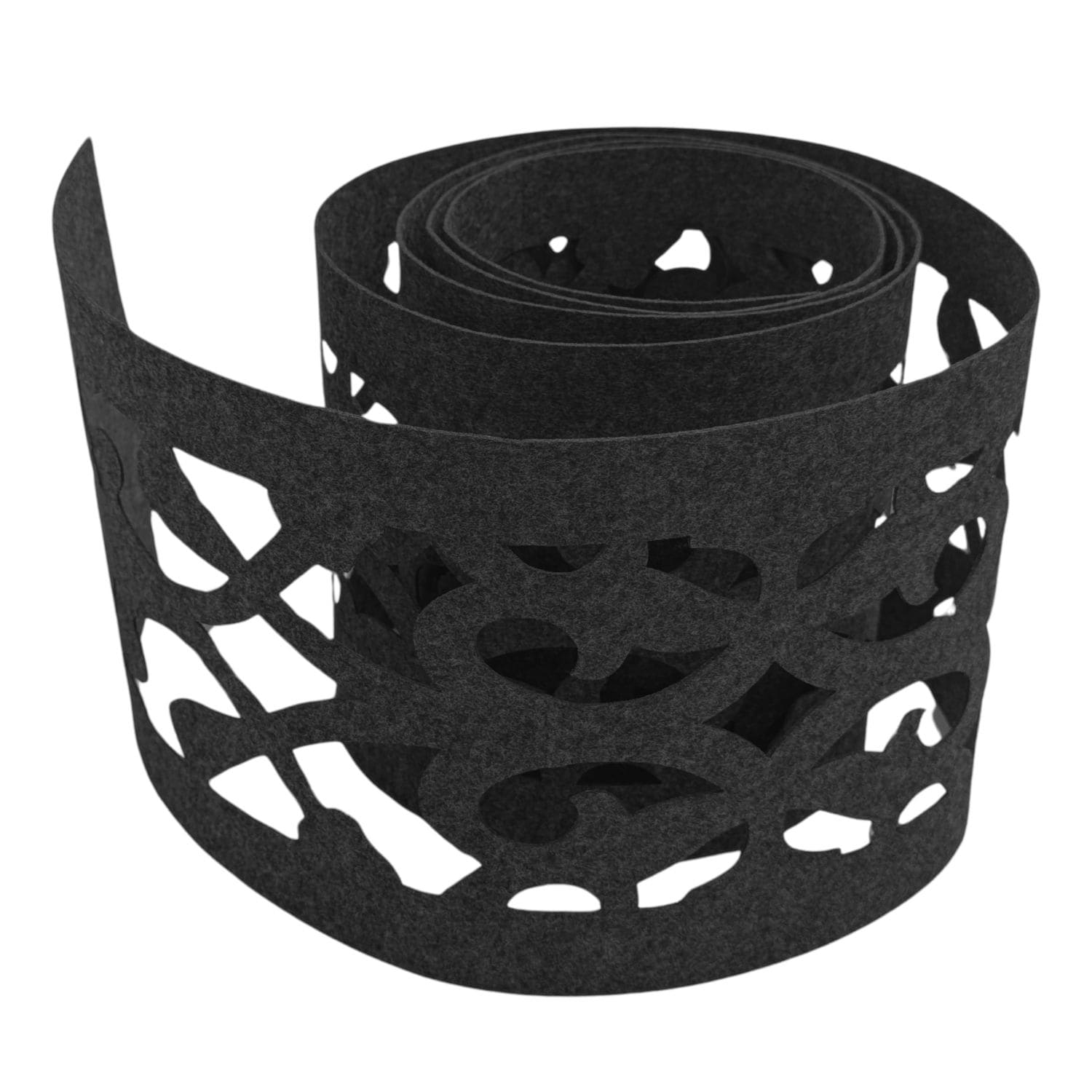 zaun|zu&reg; Sichtschutz Design Vlies Dekor Orient Einzelstreifen Schwarzgrau 2,55m 