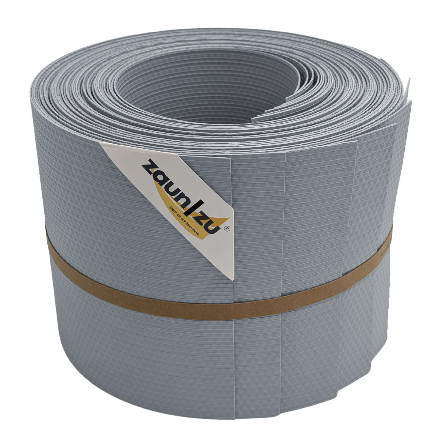 zaun|zu&reg; Sichtschutzstreifen Delux-R Einzelstreifen Wabenstruktur Fenstergrau 10x 2,55m 