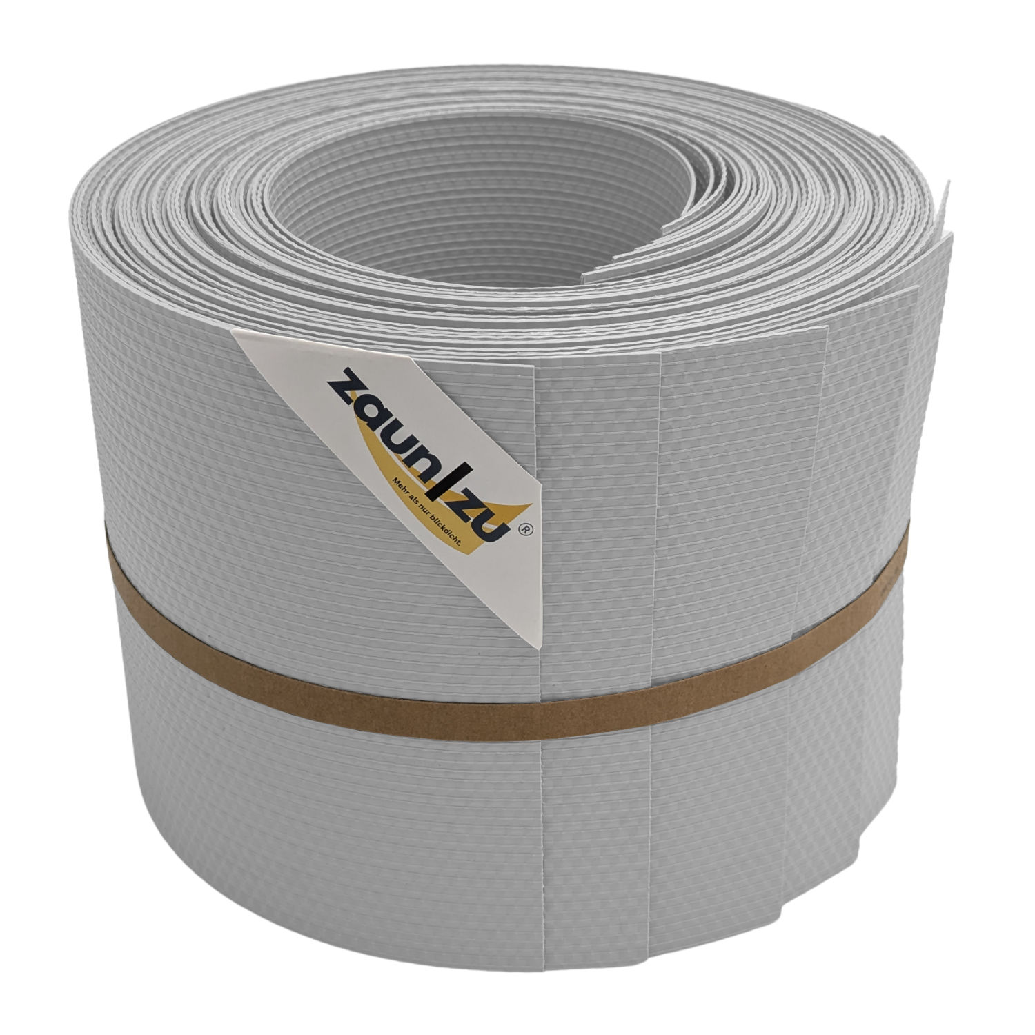 zaun|zu&reg; Sichtschutz Delux-R Einzelstreifen Wabenstruktur Lichtgrau 10x 2,55m 