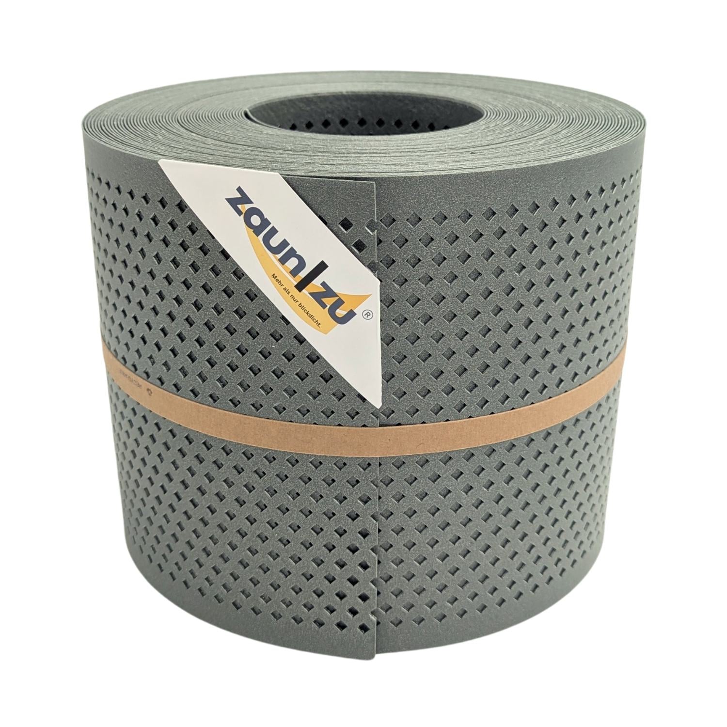 zaun|zu&reg; Sichtschutz Polyal ECO Gelocht DIAMANT Streifen Salbei  26m 