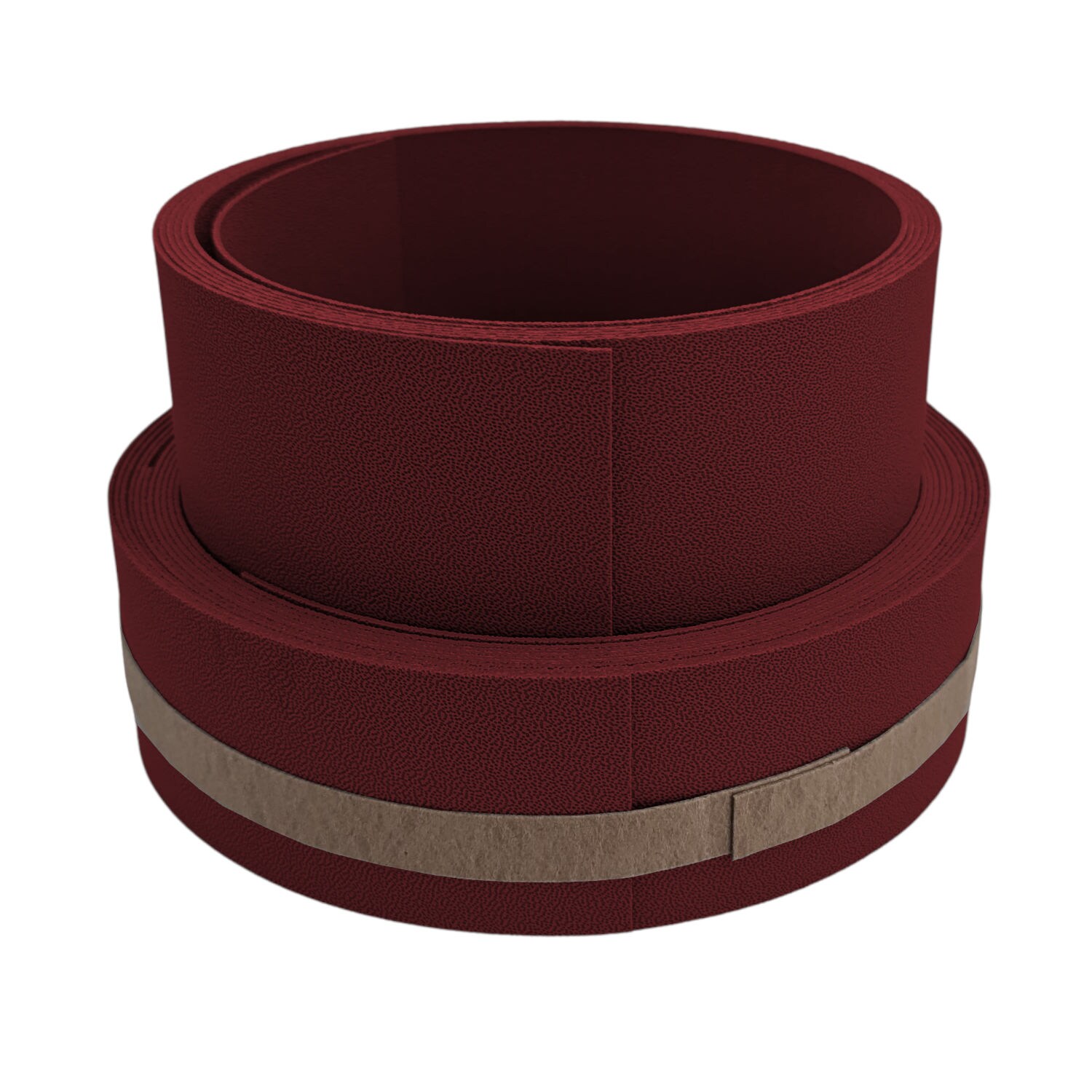 zaun|zu&reg; Sichtschutzstreifen Premium Akzentstreifen Set DUO Bordeauxrot 2,55m 