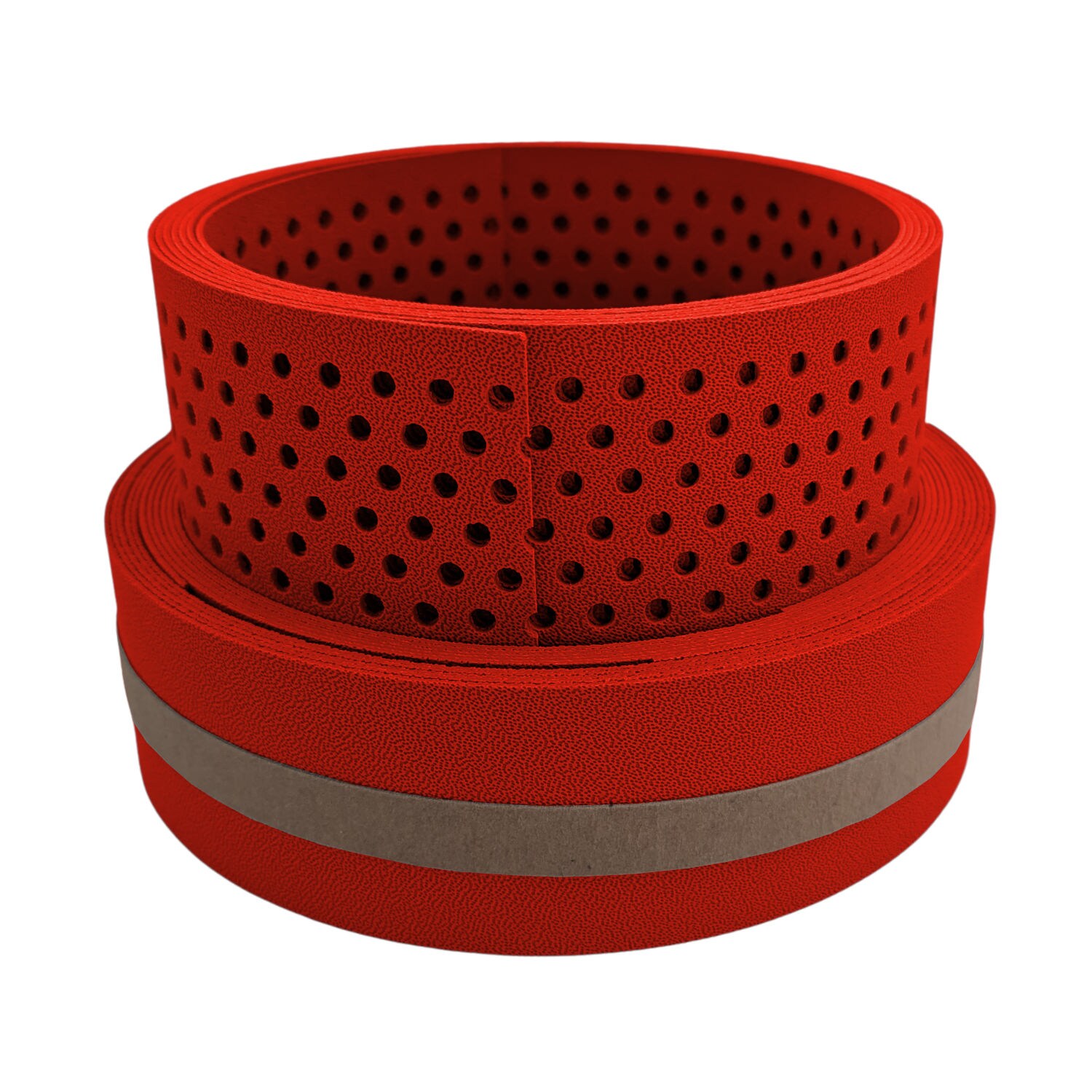 zaun|zu&reg; Sichtschutzstreifen Premium Akzentstreifen Set DUO Rot 2,55m 