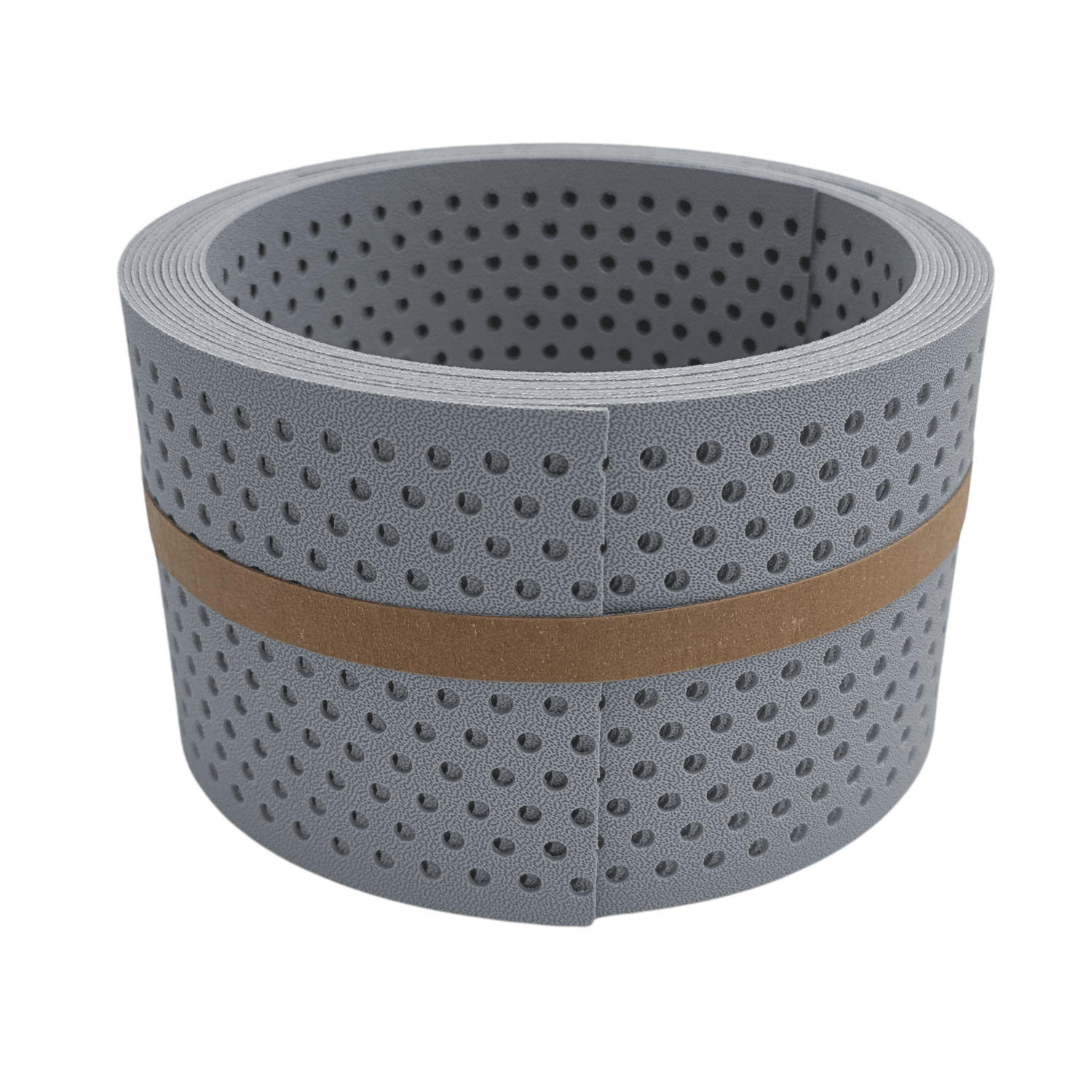 zaun|zu&reg; Sichtschutzstreifen Premium Halbe Set gelocht Einzelstreifen Fenstergrau 2,55m 