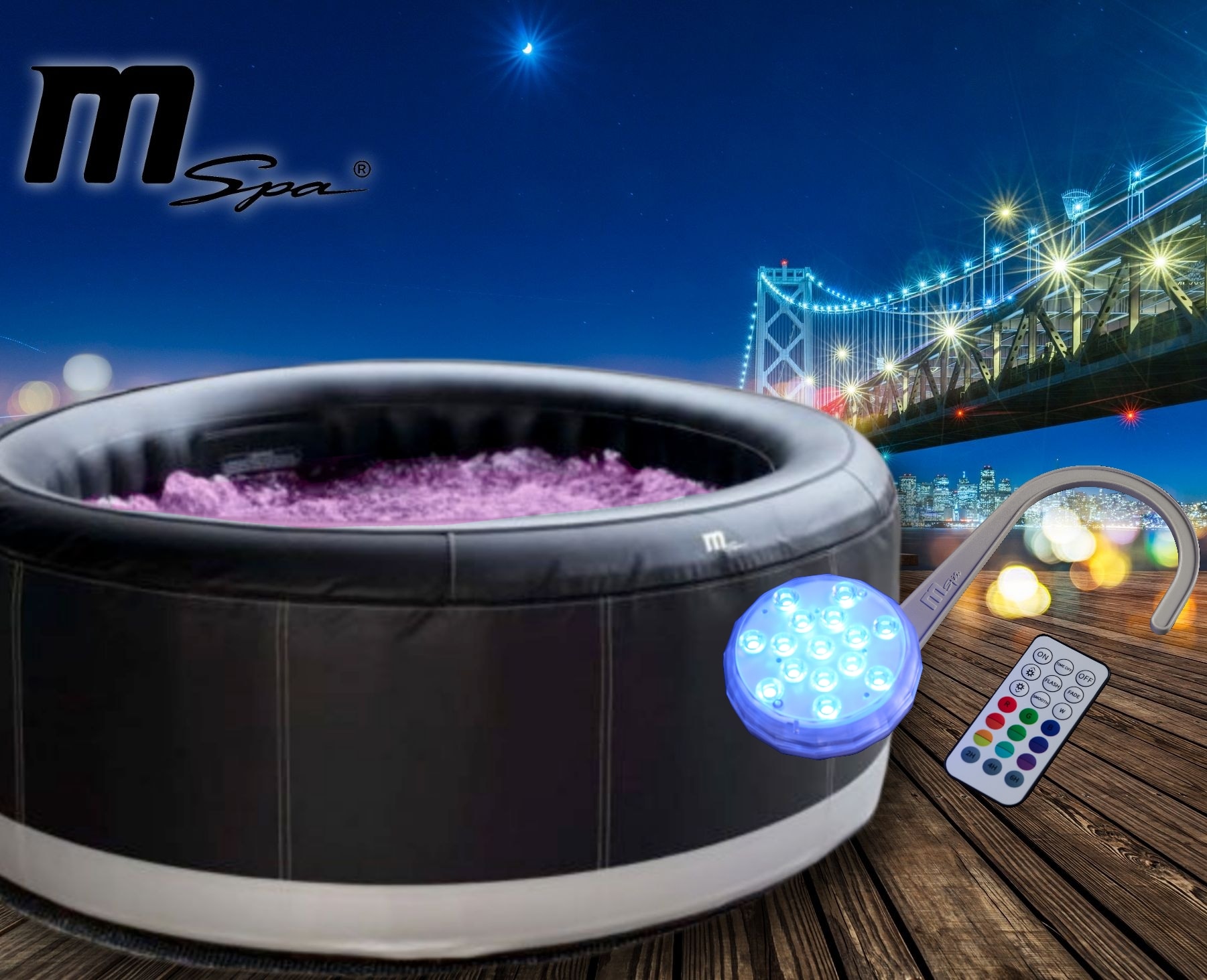 MSpa Whirlpool Premium CAMARO P-CA063 neustes Modell 2026 Outdoor Pool XXL 6 Personen inkl. UVC / 138 Luftd&uuml;sen inkl. LED 