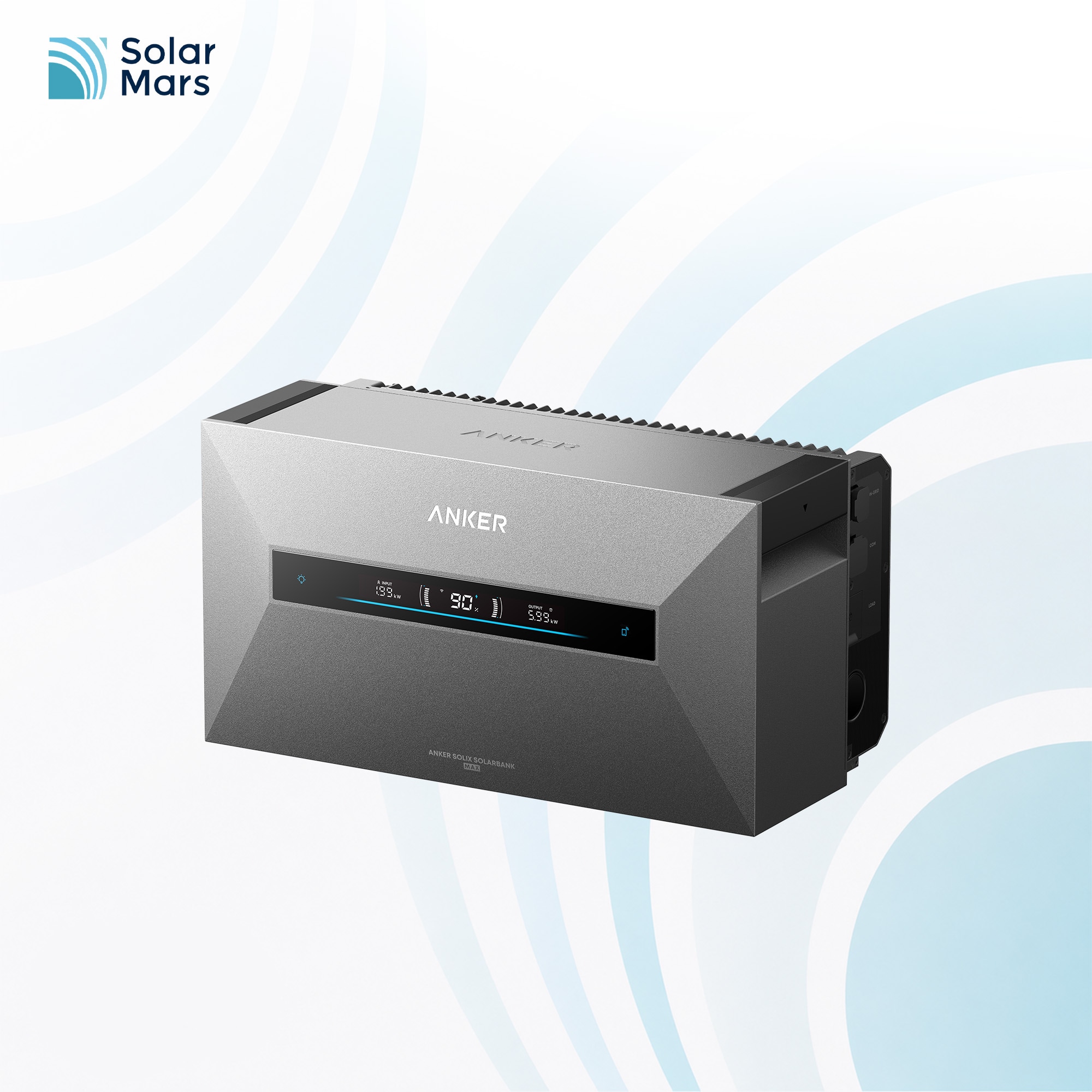Anker SOLIX Solarbank Max 7 kWh Stromspeicher f&uuml;r Balkonkraftwerk, 10 kW PV-Eingangsleistung 