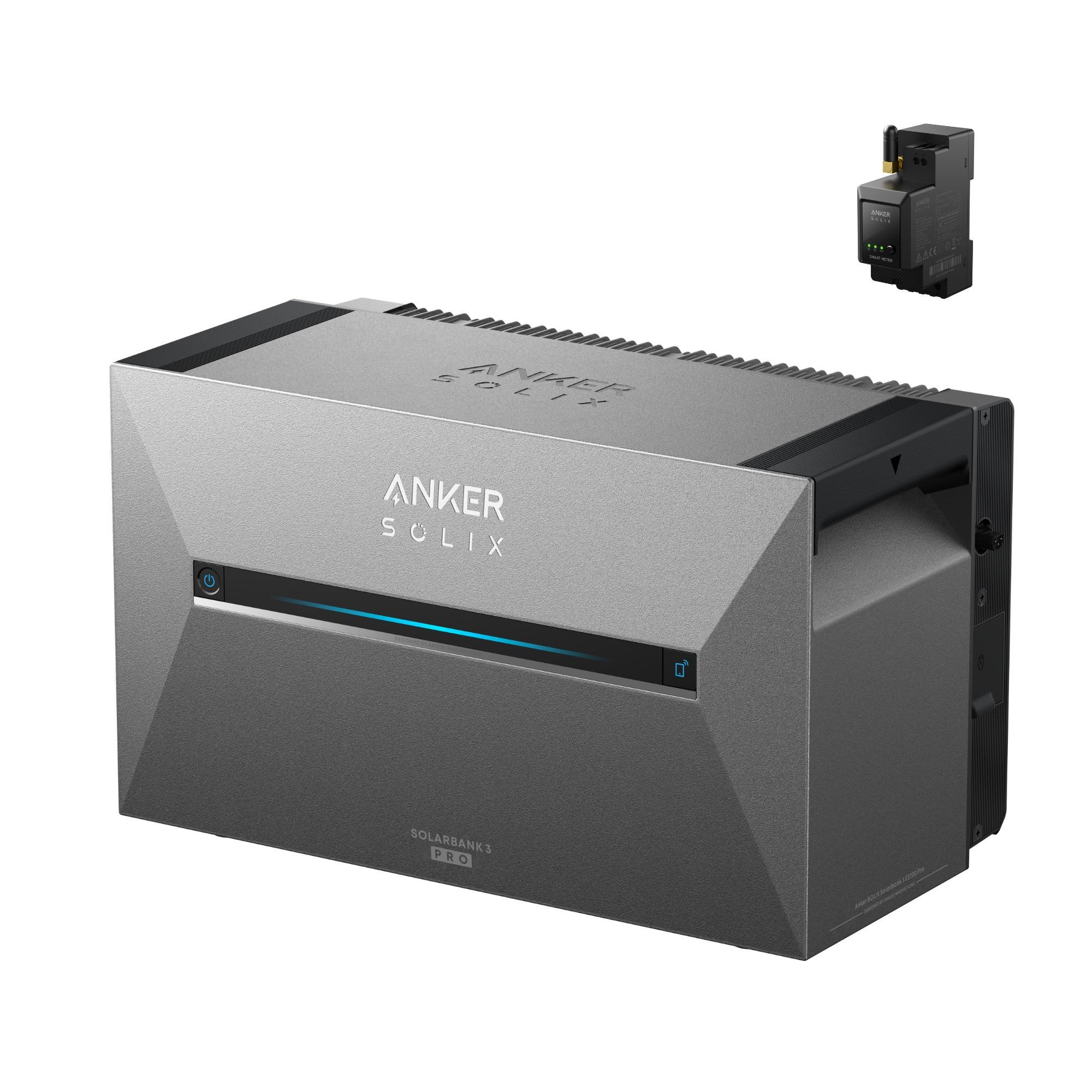 Anker SOLIX Solarbank 3 E2700 Pro Speicher f&uuml;r Balkonkraftwerk,2.68kWh,mit 1x Smart Meter 