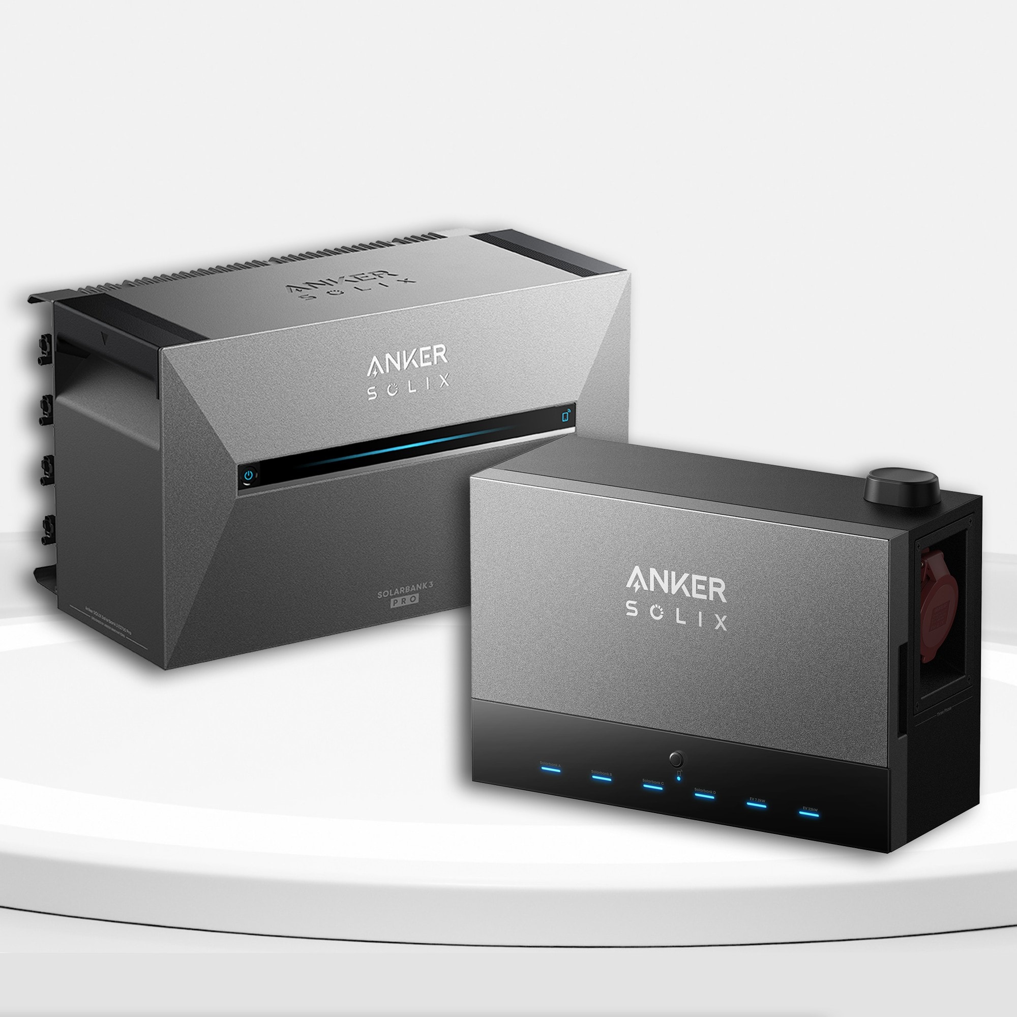Anker SOLIX Power Dock mit Anker SOLIX Solarbank 3 E2700 Pro x 1 