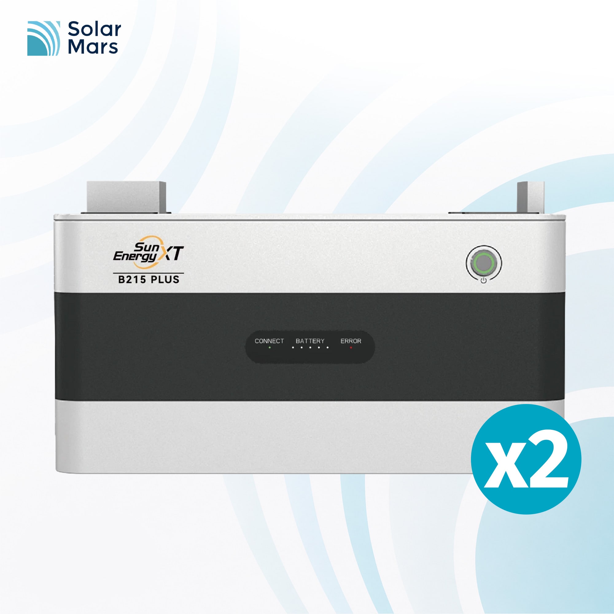 SunEnergyXT B215 Plus 2er-Set Erweiterungsakkus 2&times;2150Wh Solarspeicher &ndash; 4,3 kWh Gesamtkapazit&auml;t 