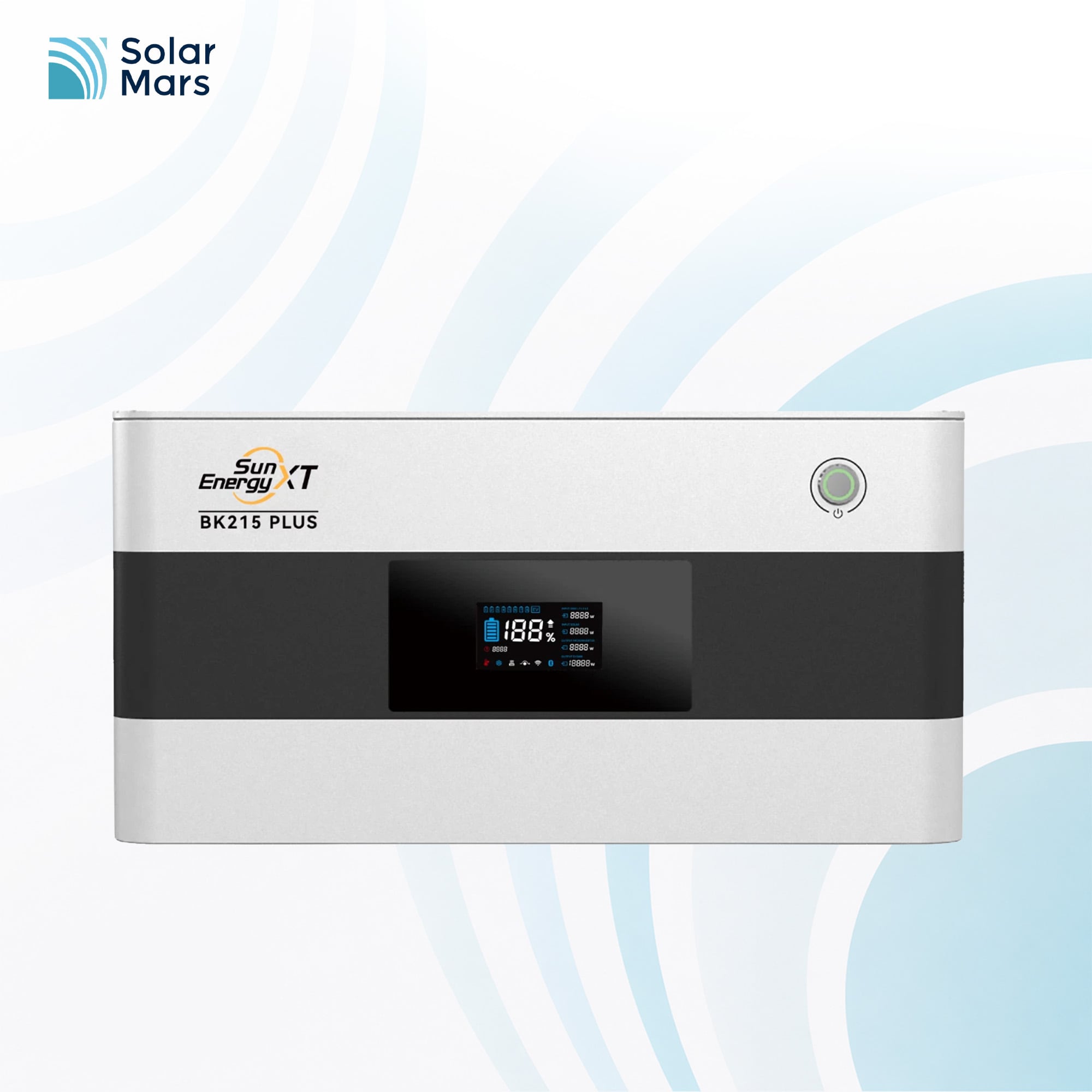 SunEnergyXT BK215 Plus Kopfspeicher f&uuml;r Balkonkraftwerke 2150Wh Solarspeicher 