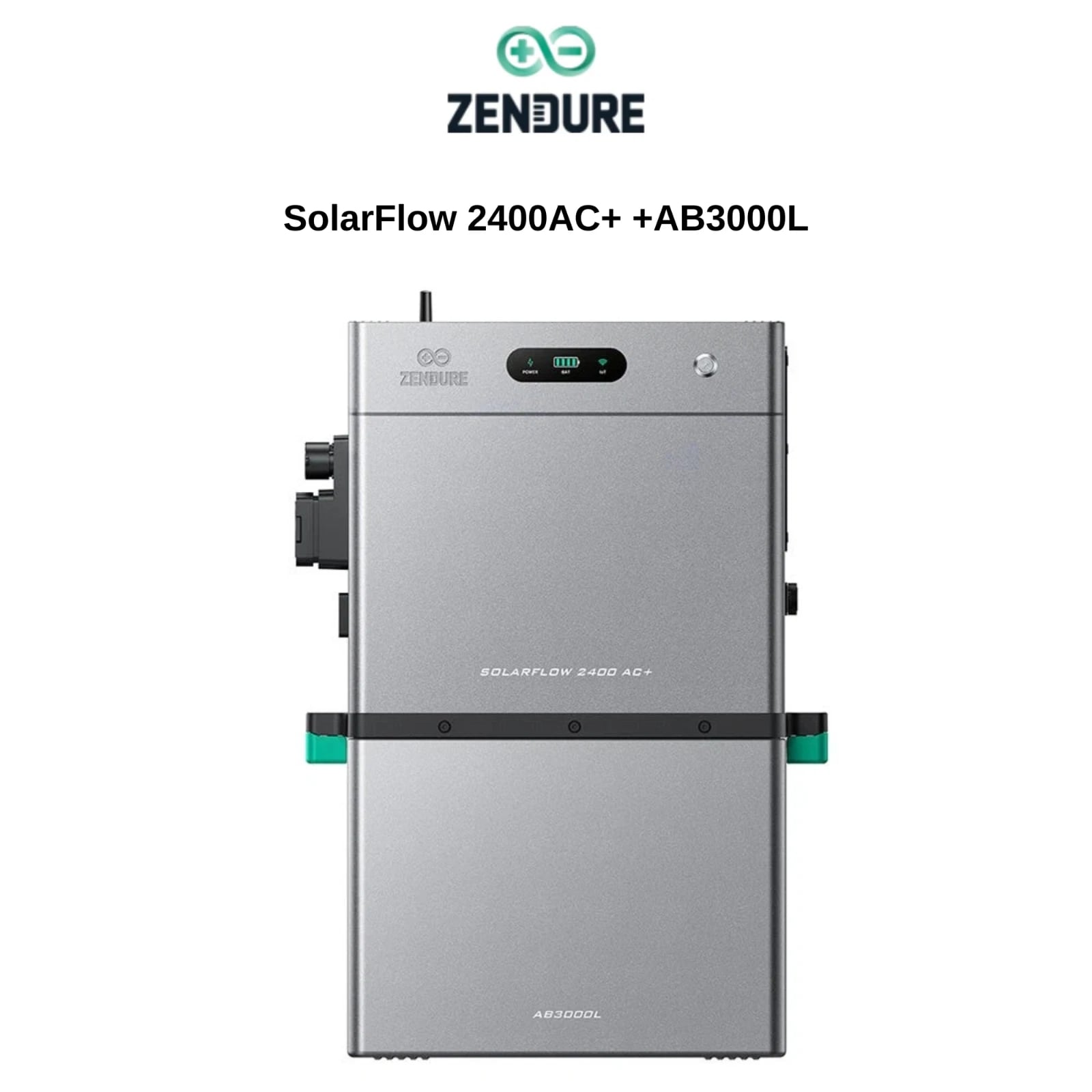 Zendure 5,28kwh SolarFlow 2400AC+ mit AB3000L Akku, 4800W PV-Eingang 