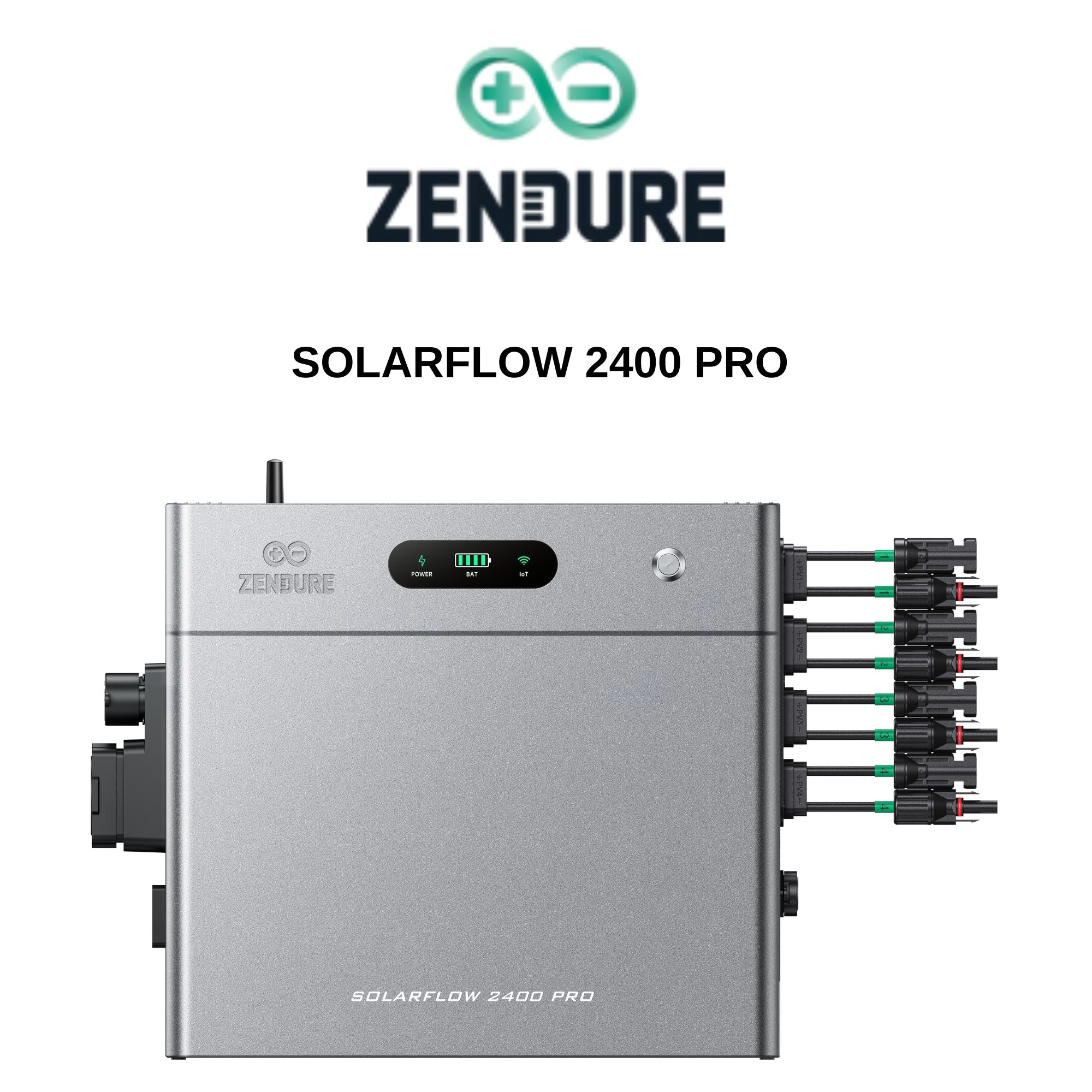 Zendure SolarFlow 2400 Pro,Speicher f&uuml;r Balkonkraftwerk,2,4 kWh 