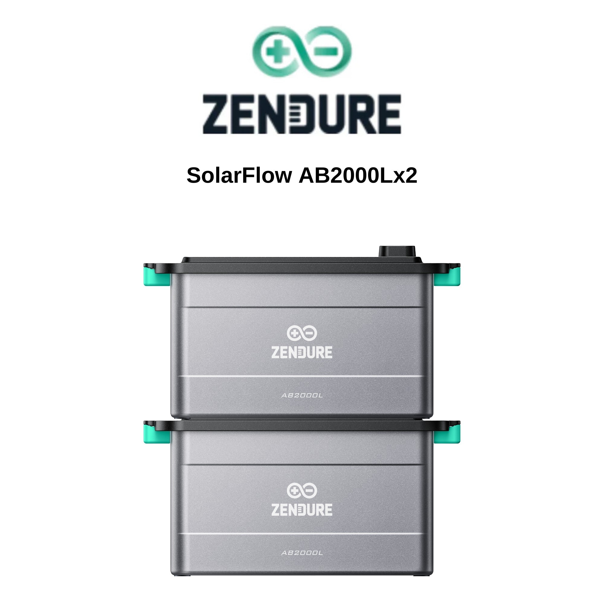 Zendure SolarFlow AB2000L x2, 3,84kWh Akkus Speicher f&uuml;r Balkonkraftwerk 