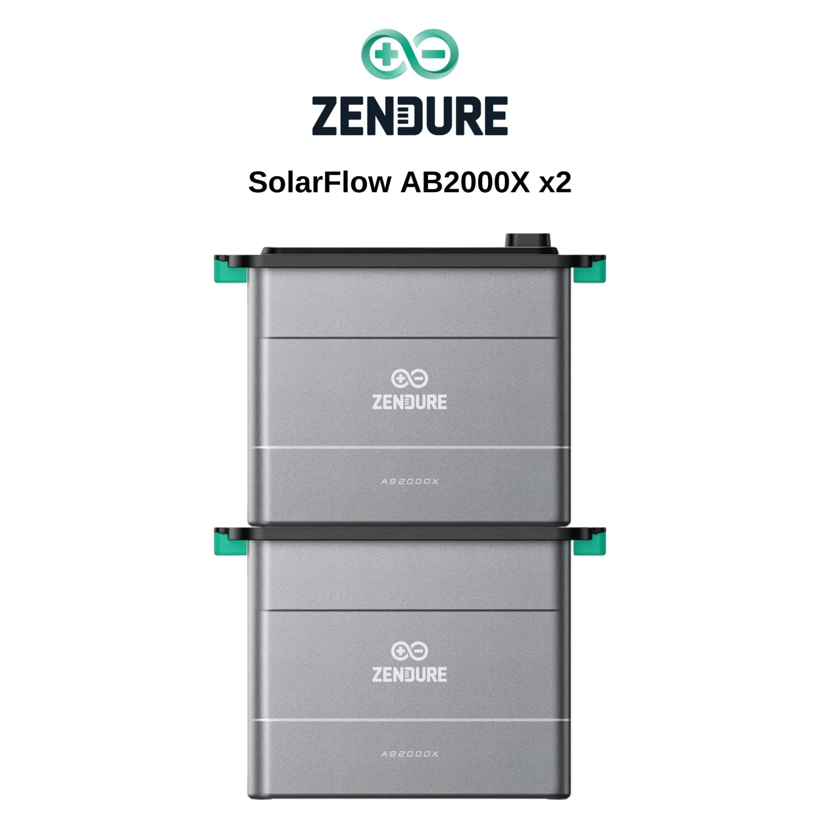 Zendure SolarFlow AB2000X x2, 3,84kWh Akkus Speicher f&uuml;r Balkonkraftwerk 
