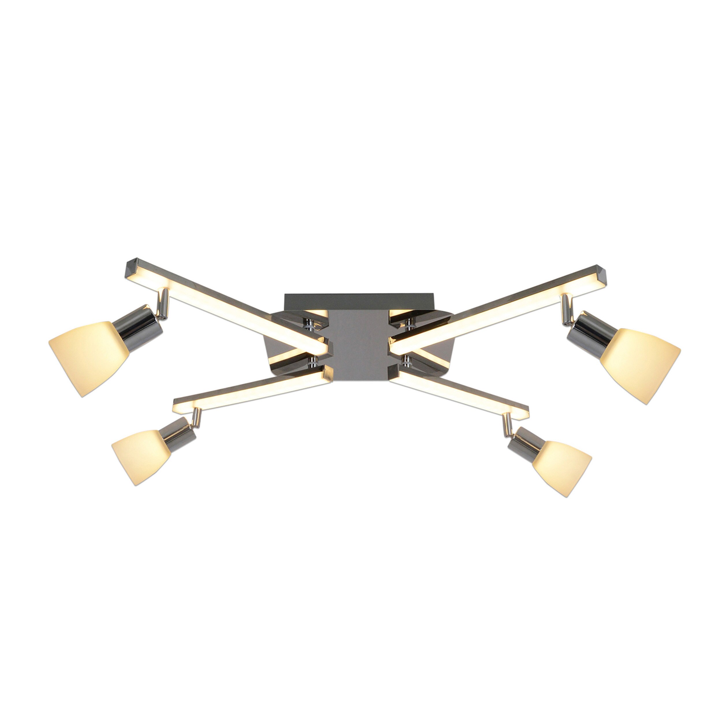 N&auml;ve LED Deckenleuchte "IBIZA" B: 68 cm 