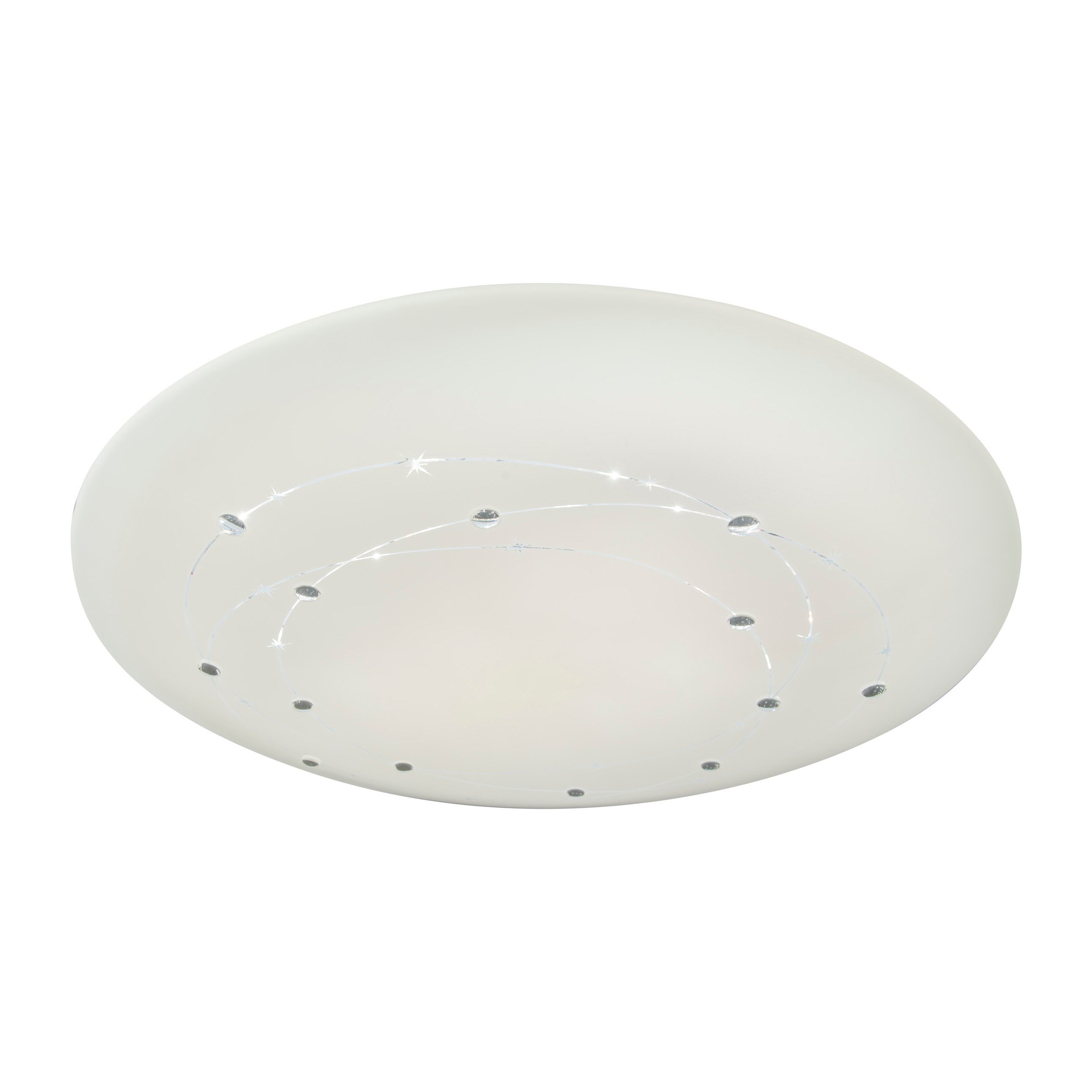 N&auml;ve LED Deckenleuchte "LISSABON" inkl. Kristalleffekt &Oslash;: 61cm 