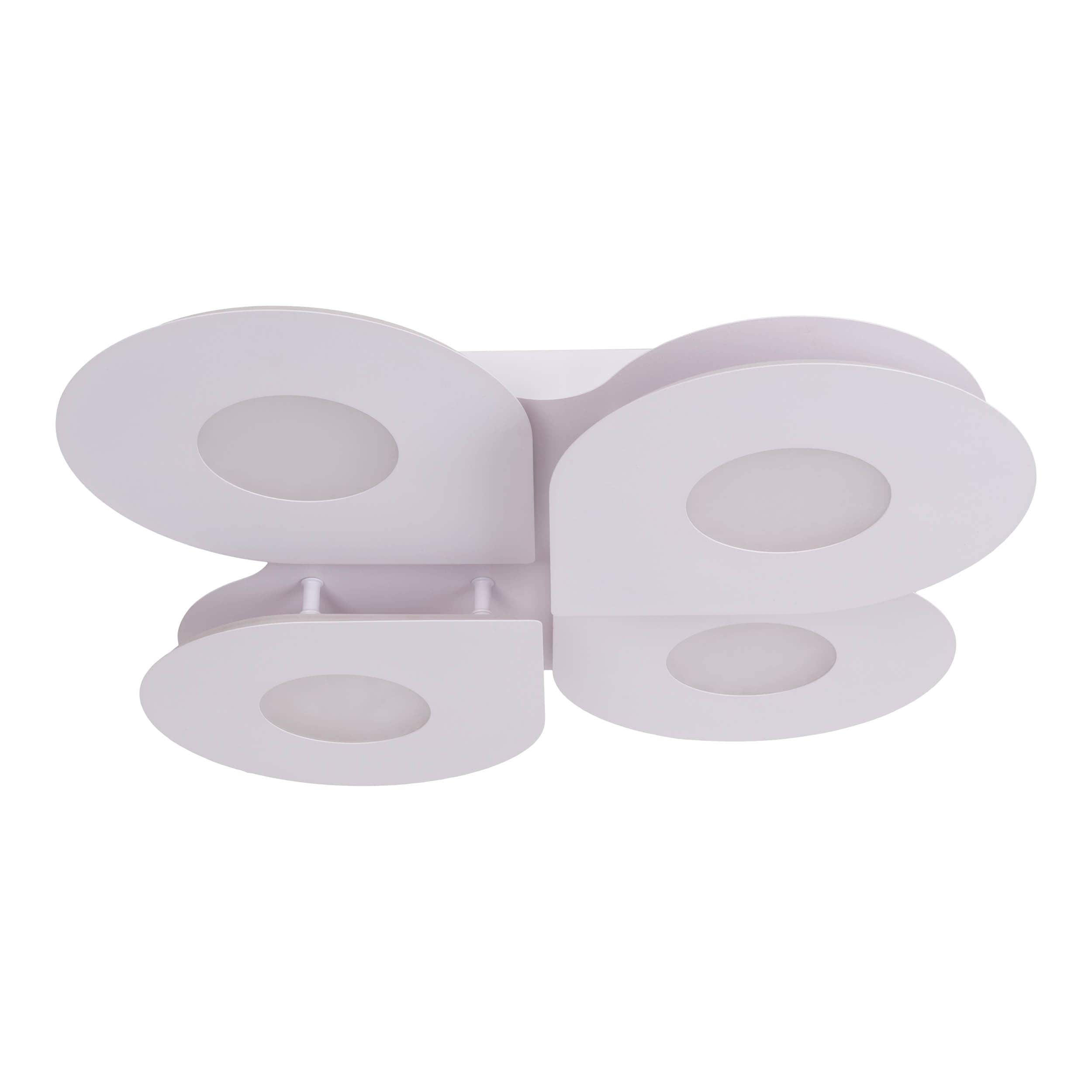 N&auml;ve LED / CCT Deckenleuchte "SMILLA" L/B: 50cm wei&szlig; 