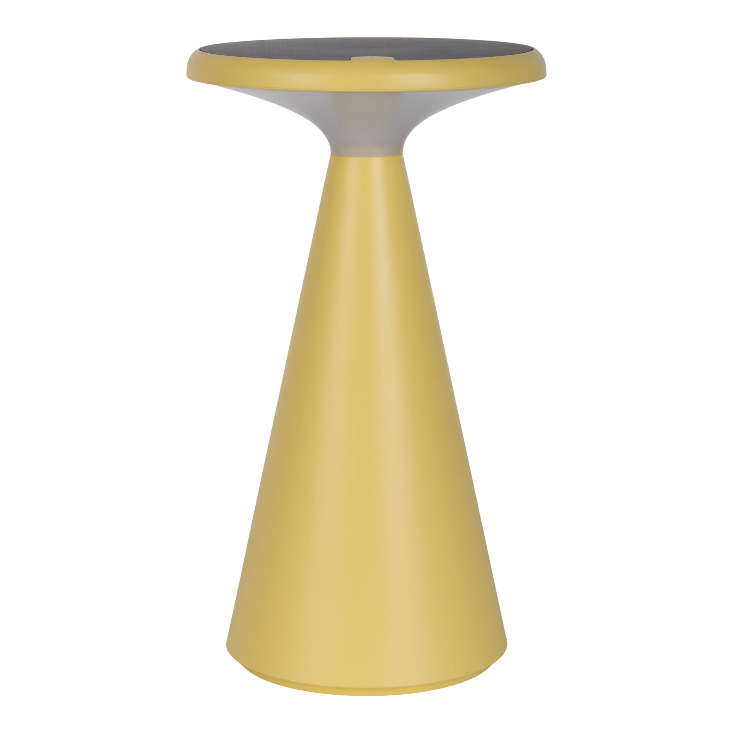 N&auml;ve Solar-Akku-Tischleuchte "PALU" gelb 