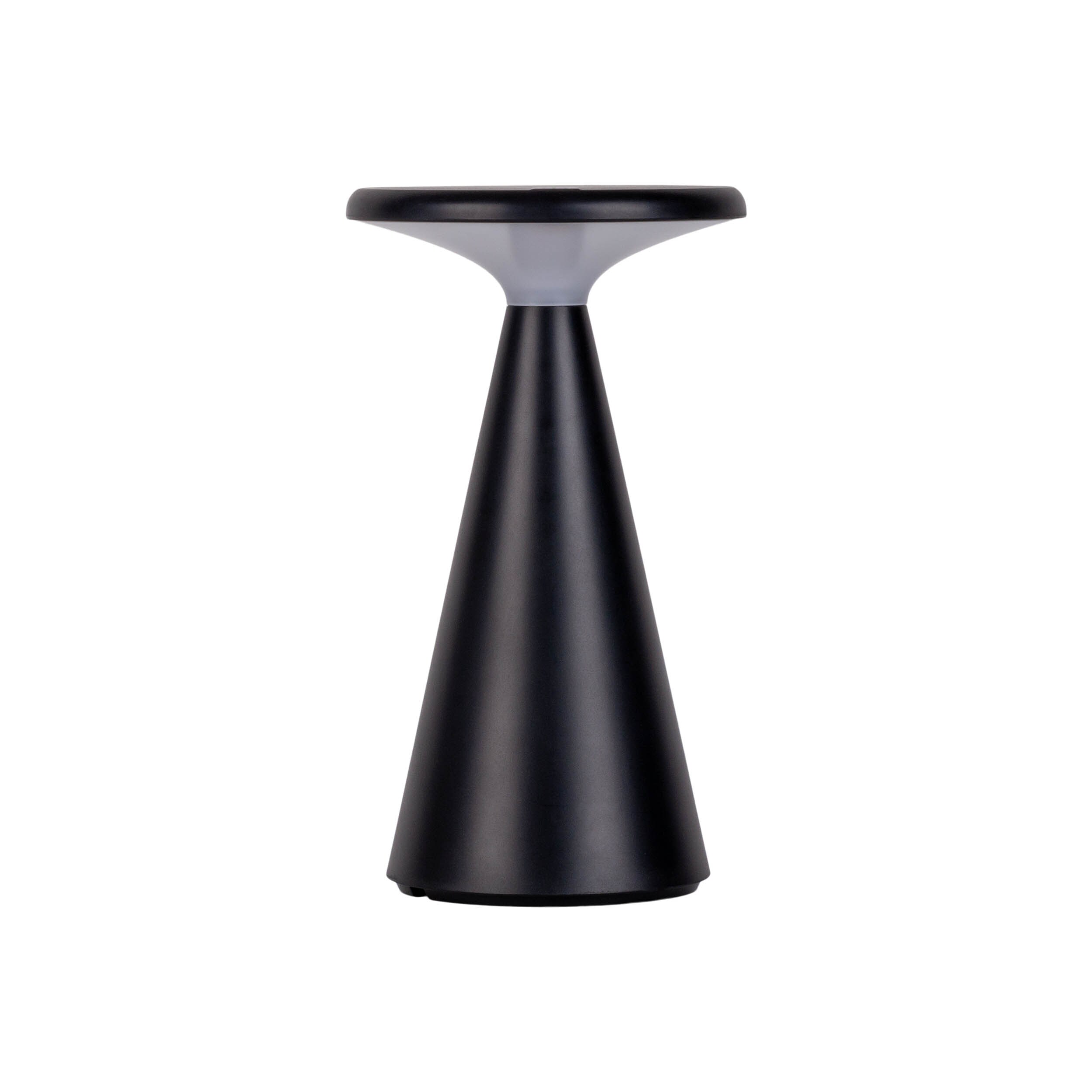 N&auml;ve Solar-Akku-Tischleuchte "PALU" schwarz 