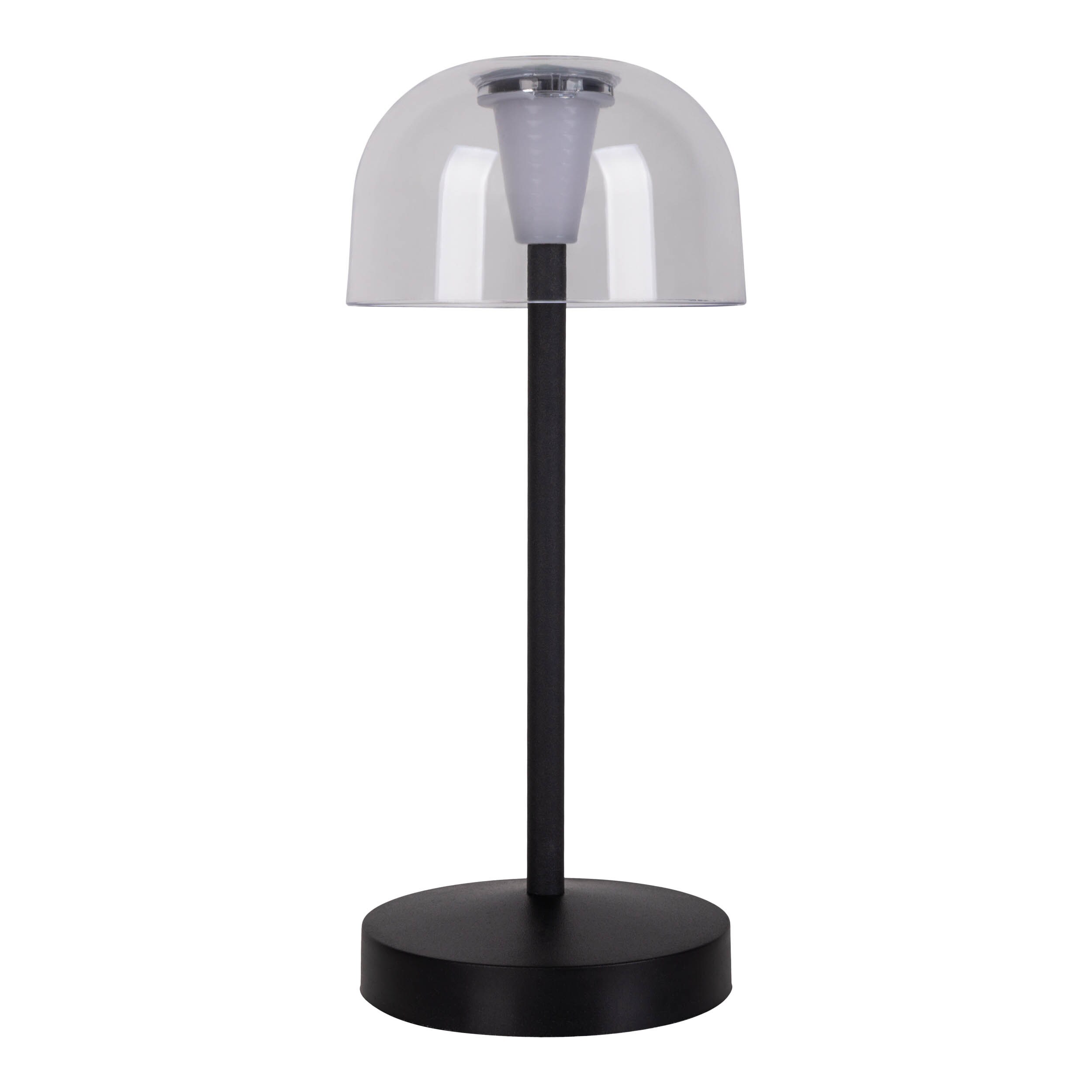 N&auml;ve Akku-/Tischleuchte "GOMBA" H: 18,5cm schwarz 