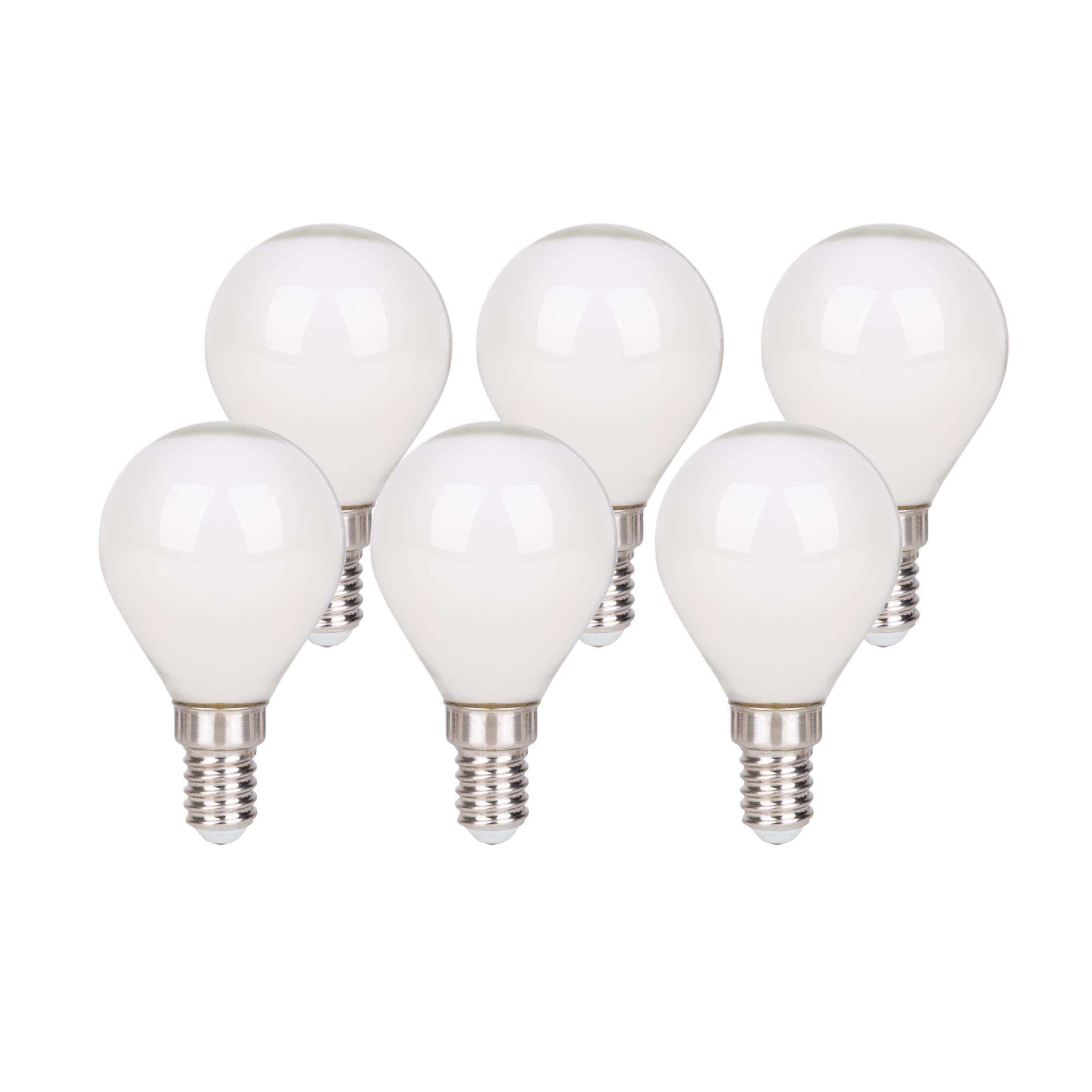 N&auml;ve 6er-Set LED Leuchtmittel "DAFFY" H: 7,7cm warmwei&szlig; 